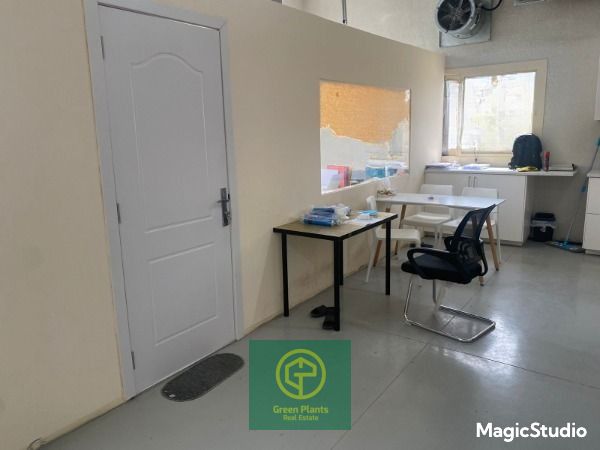 Al Qusais 2,000 Sq. Ft air-conditioned warehouse with built-in office, toilet, and pantry