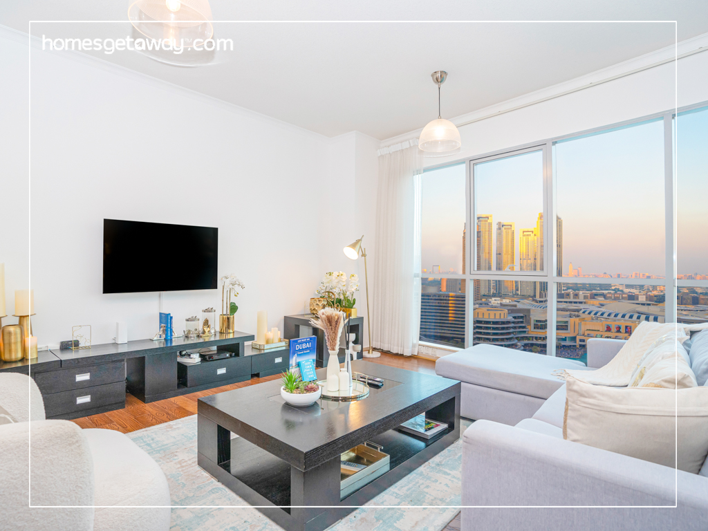 HomesGetaway- 3BR in The Residence Tower 3 Downtown - Emaar