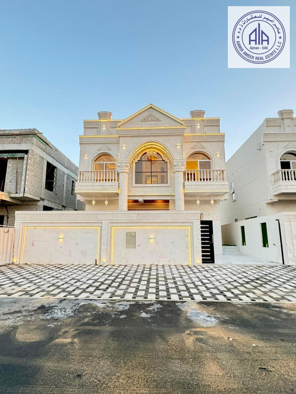 for sell villa in al aamra area ajman direct muhamed bin zaied street
