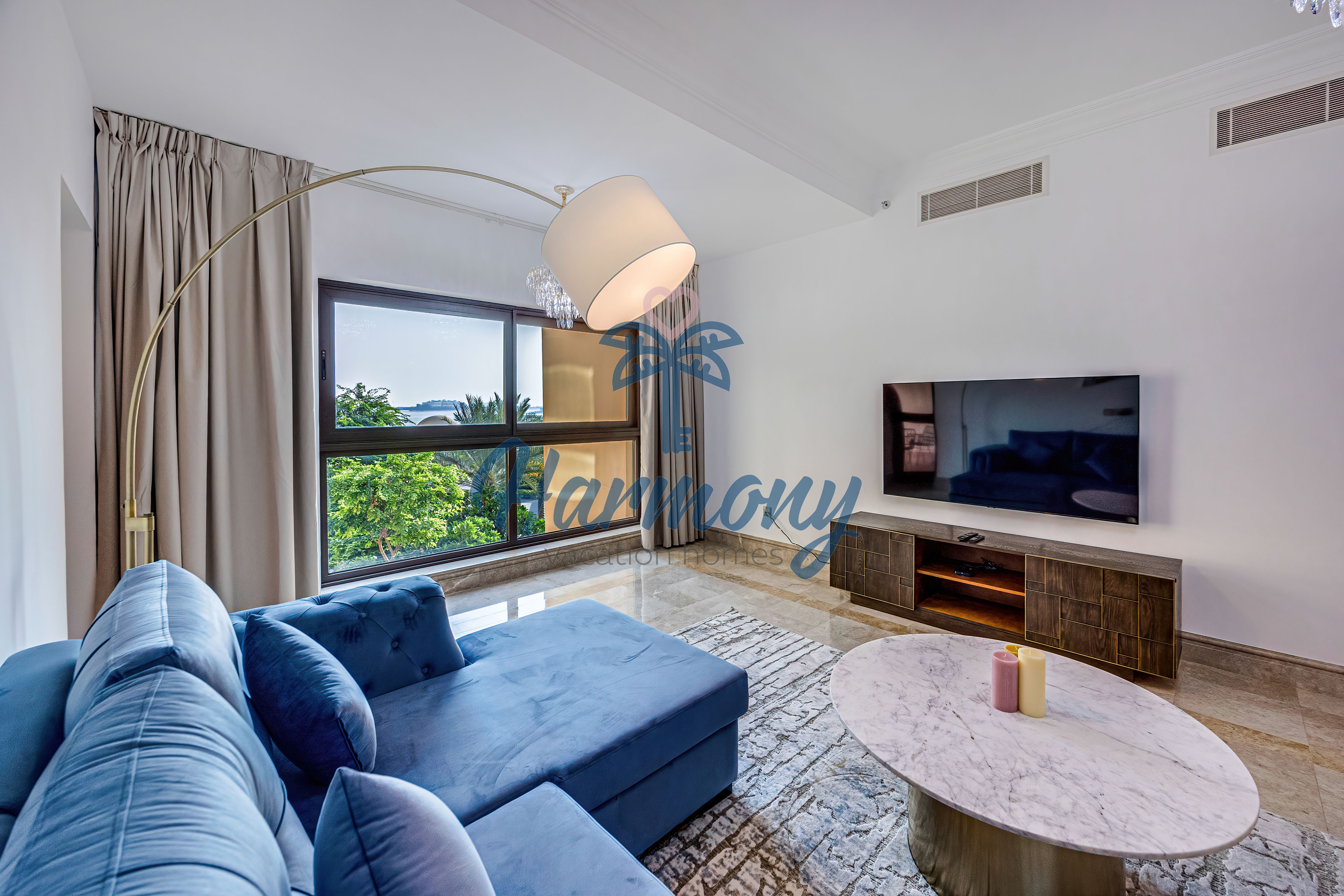 Sea view 2BR+Maids | 5* Fairmont Beach, 6 Pools, Gym