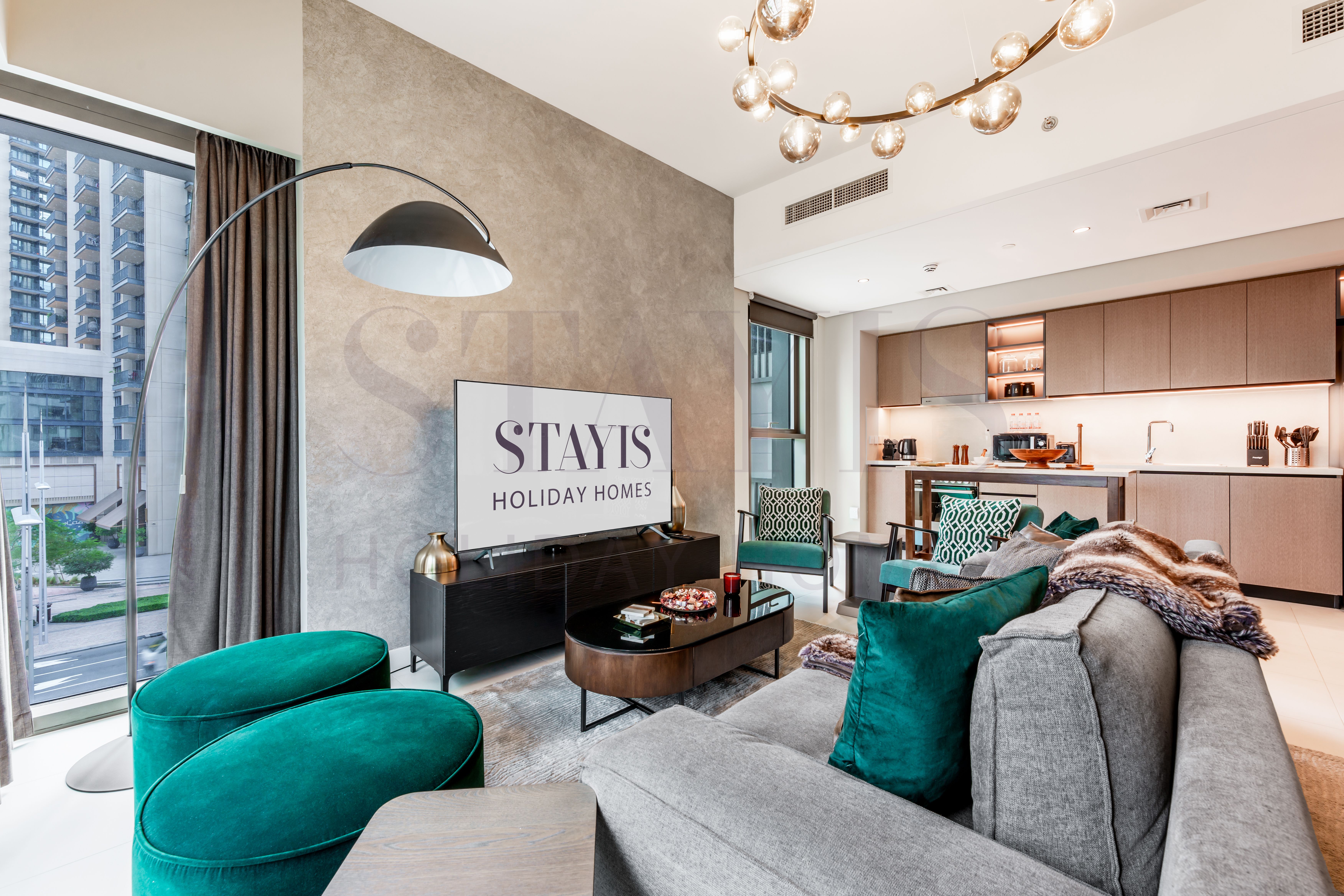 Stayis - 2 Bedroom Suite Apartment with Iconic Burj Khalifa View