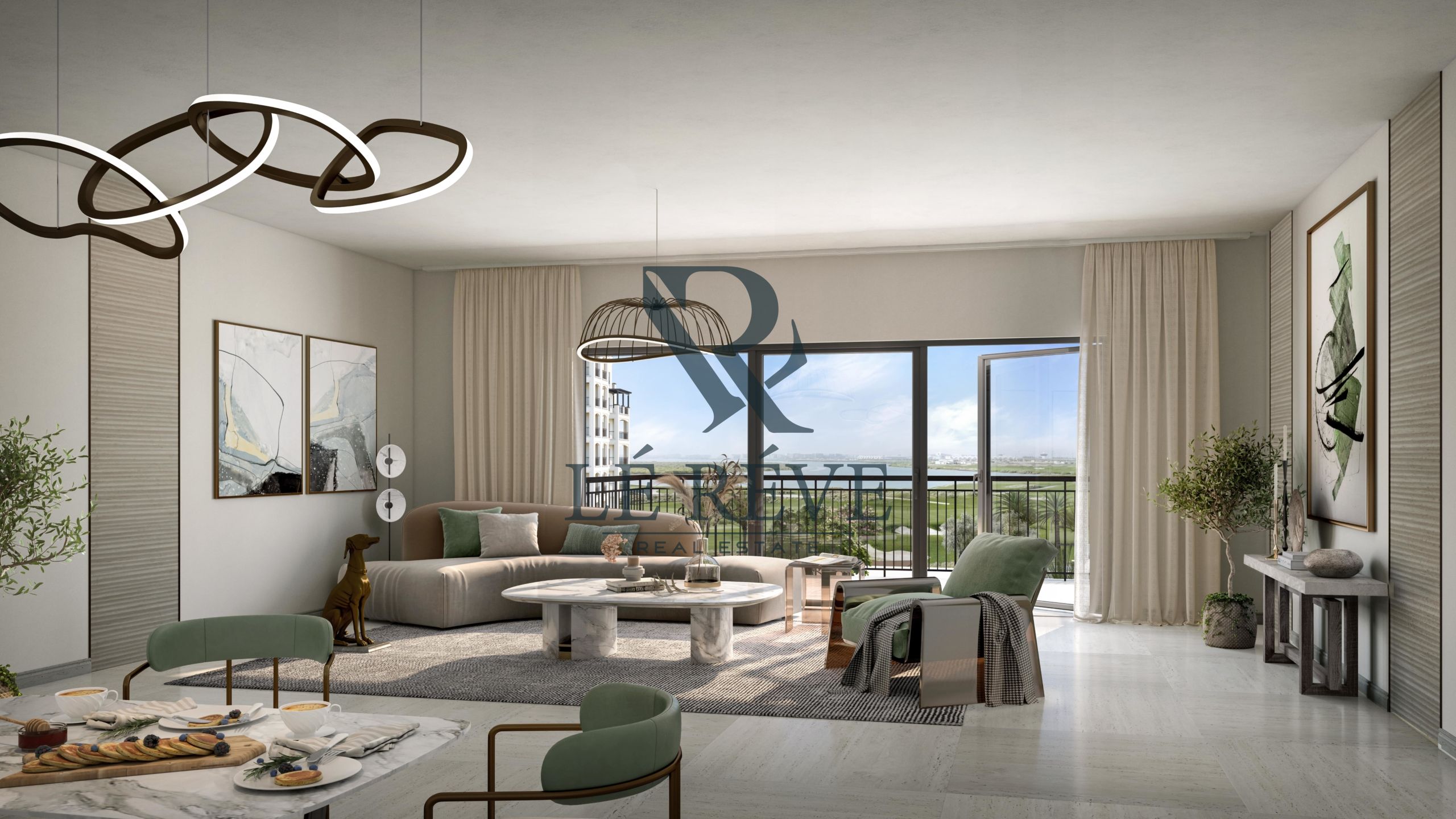 Fully furnished | Golf & sea View | High Floor