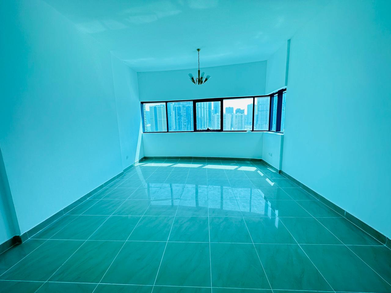 Hot offer:Spacious 1bhk Family building with 2 bathrooms+balcony+gym+pool just in 43k and 6 cheques