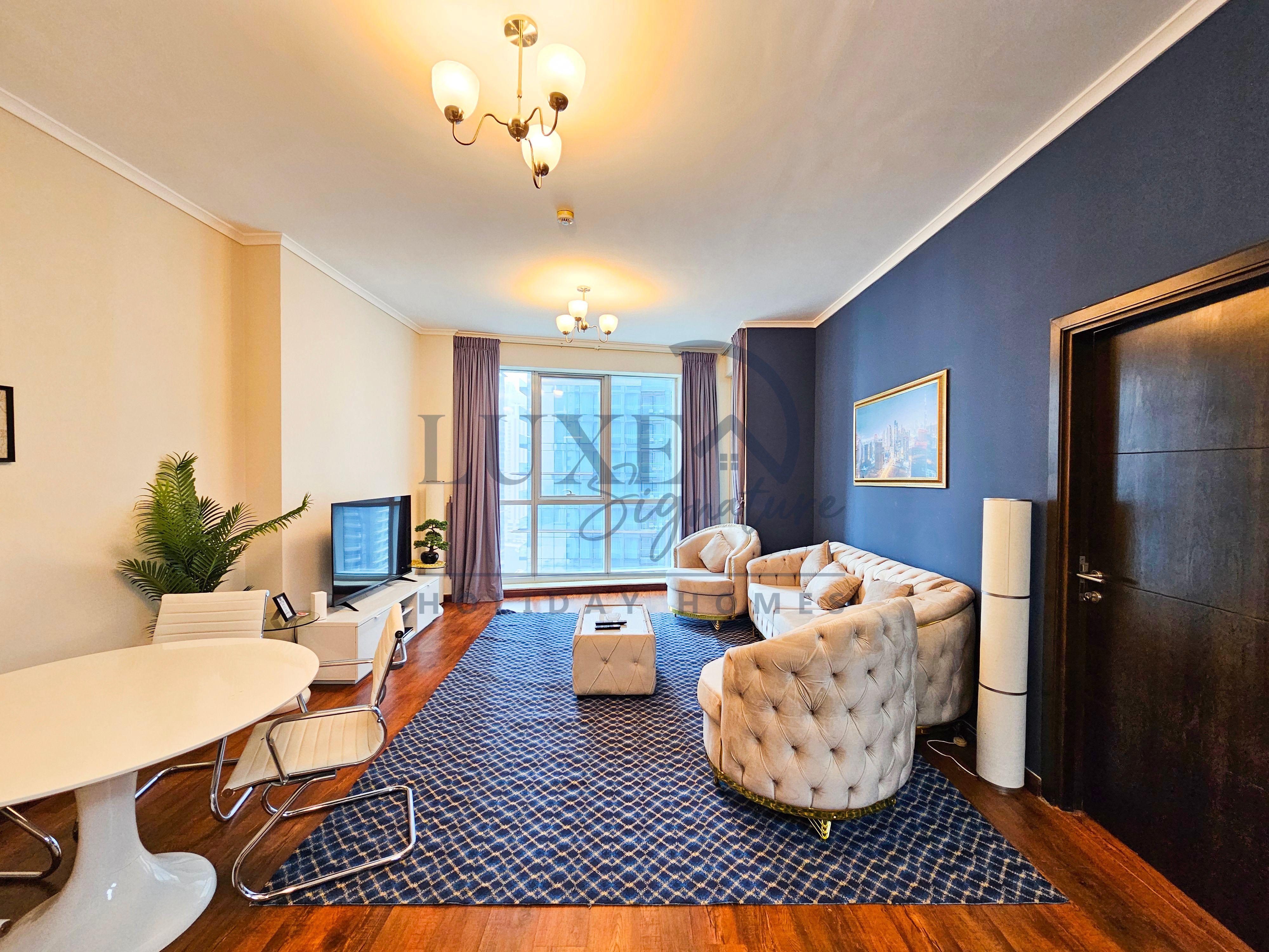 PERFECT LOCATION || FULLY FURNISHED 1BHK || HIGH RISE