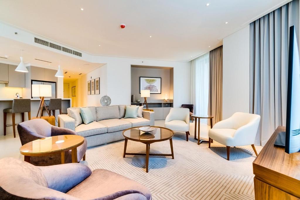 Exclusive Offer: Fully Furnished 3-Bedroom with Maid's Room at Vida Residences Downtown