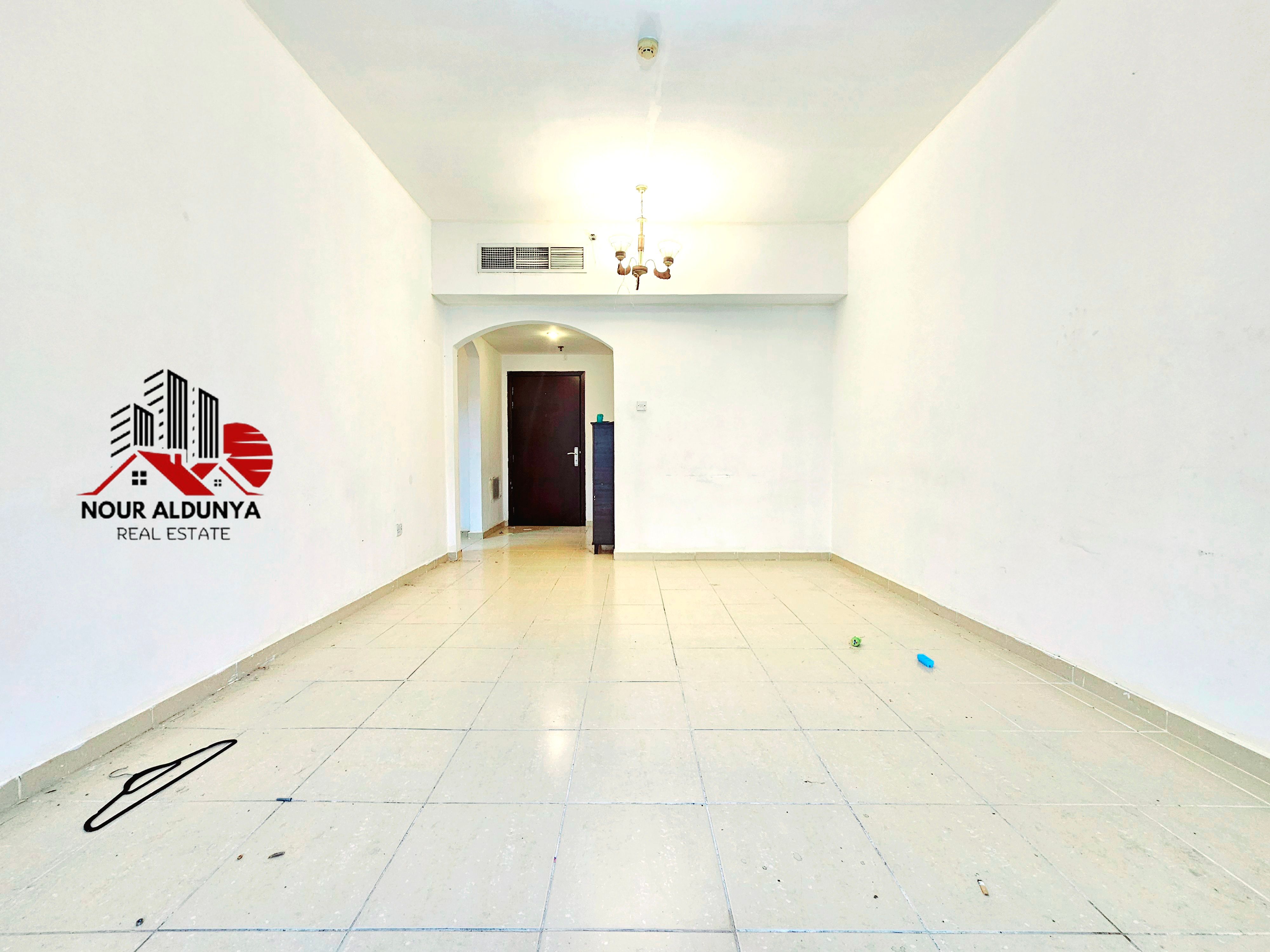 12 CHEQUES - SPACIOUS 1BHK WITH BALCONY - OPEN VIEW - RENT 50K - FAMILY BUILDING - CAR PARKING FREE - CLOSE TO NMC HOSPITAL