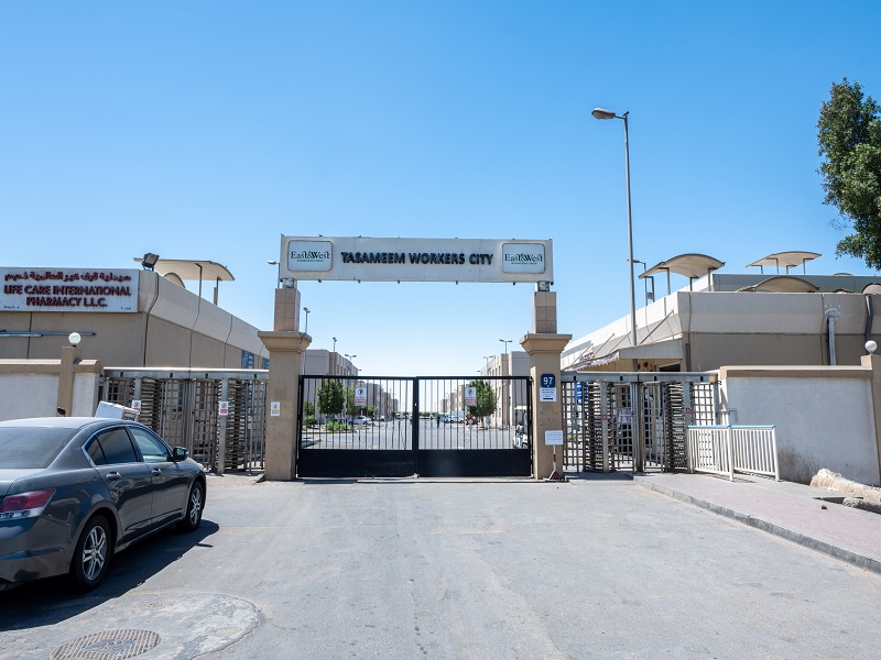 Labour camp accommodation in Musafah Industrial Area