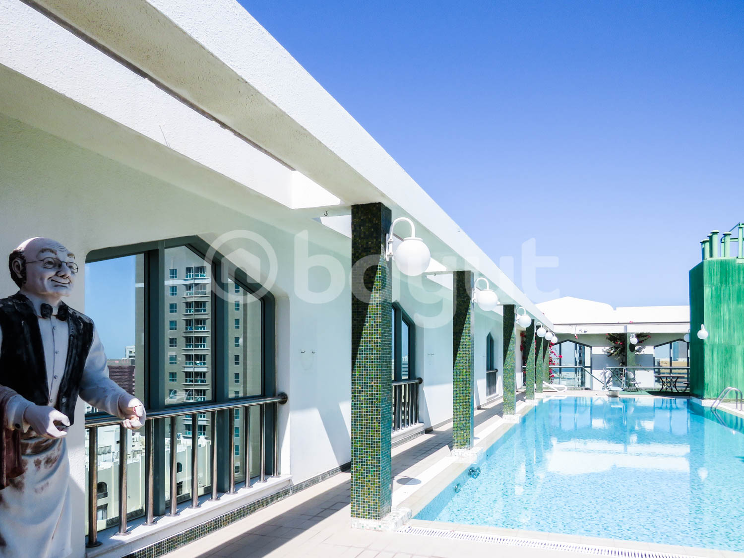 Hot Deal! Only 95K! 2-BHK Flat on Hamdan St. with Gym, Swimming Pool and Jacuzzi