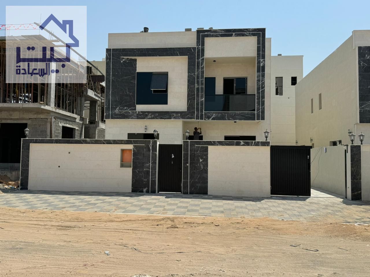 Own a villa, including registration and ownership fees, in Ajman, 100% bank financing, large area and large setback area, freehold for all nationaliti