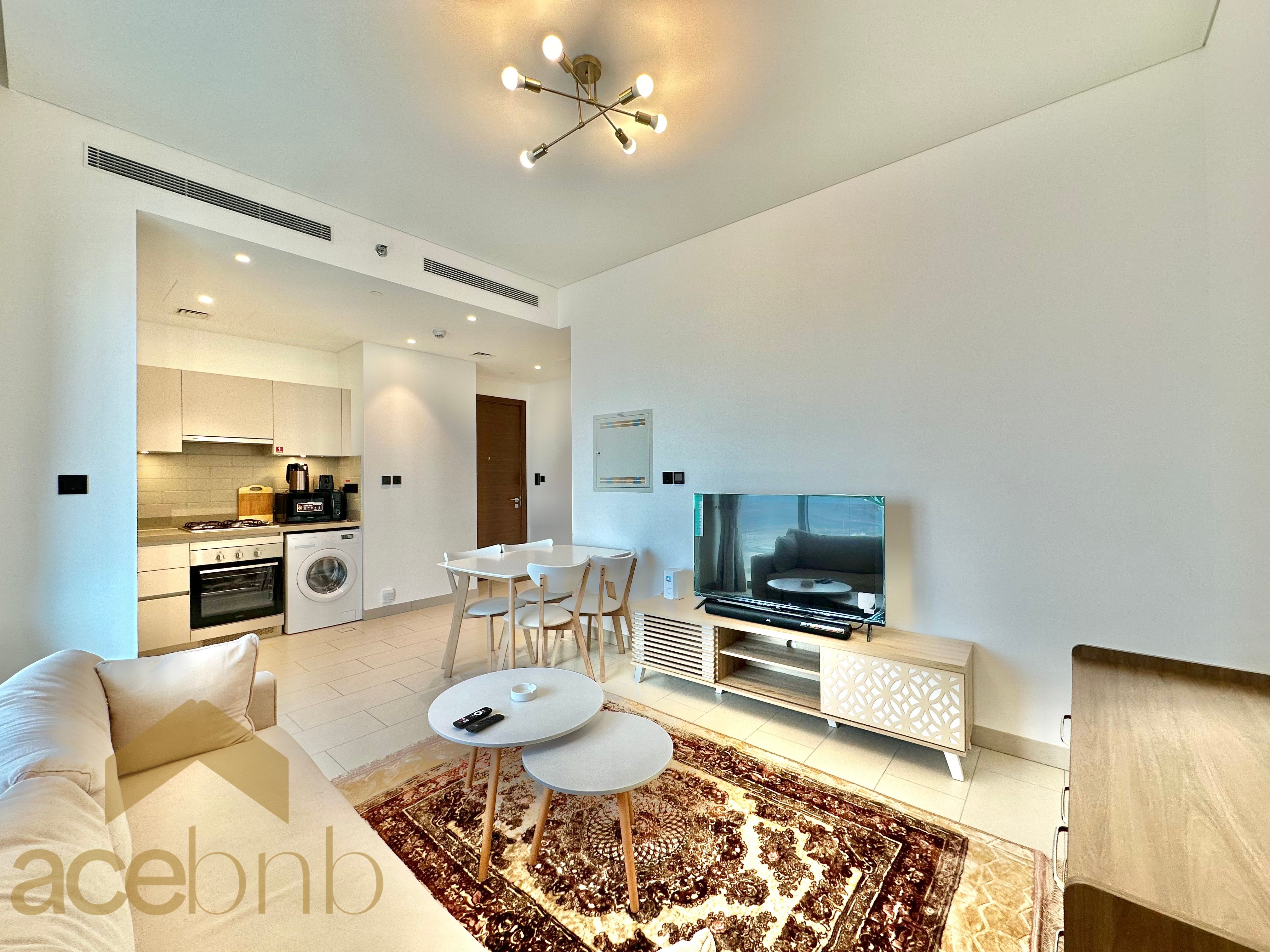 Your Front-Row Seat to Burj Khalifa | Chic 1BHK in Meydan