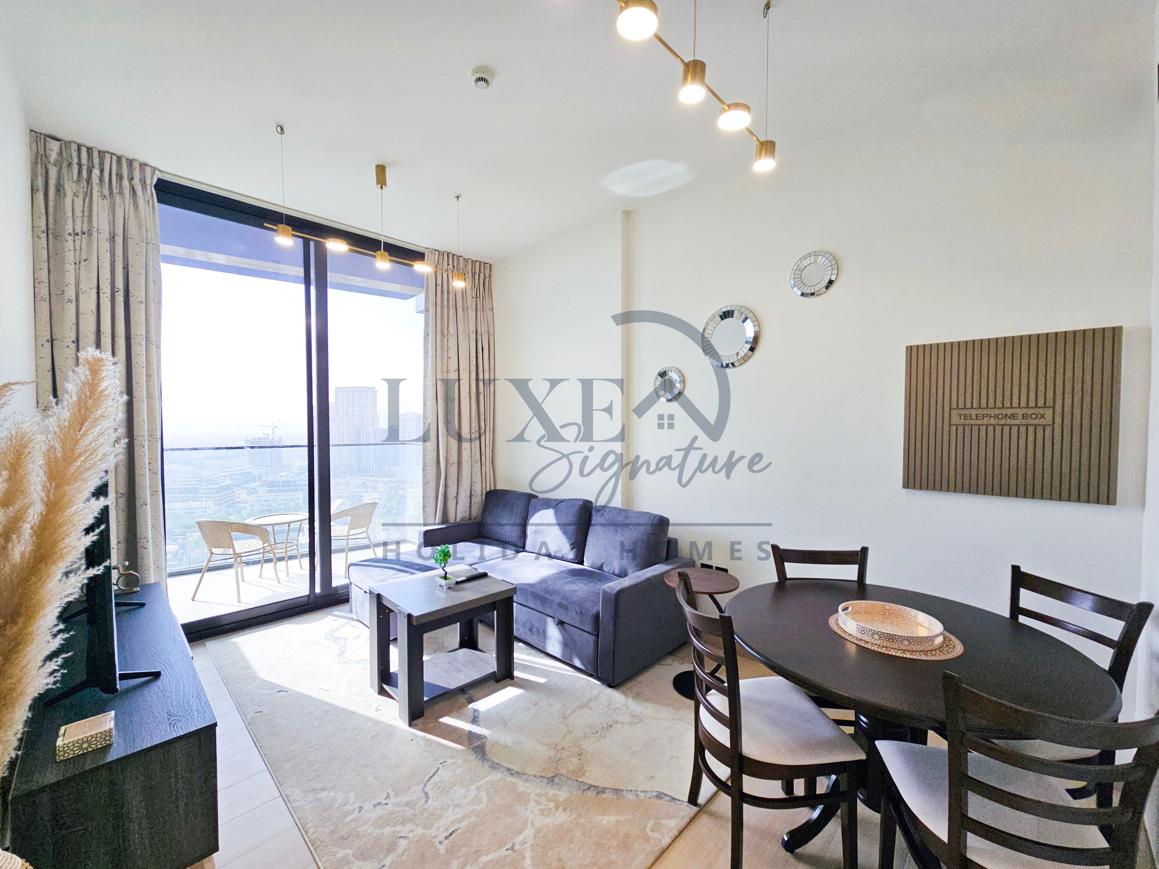HIGH RISE || FULLY FURNISHED 1BHK || READY TO MOVE IN