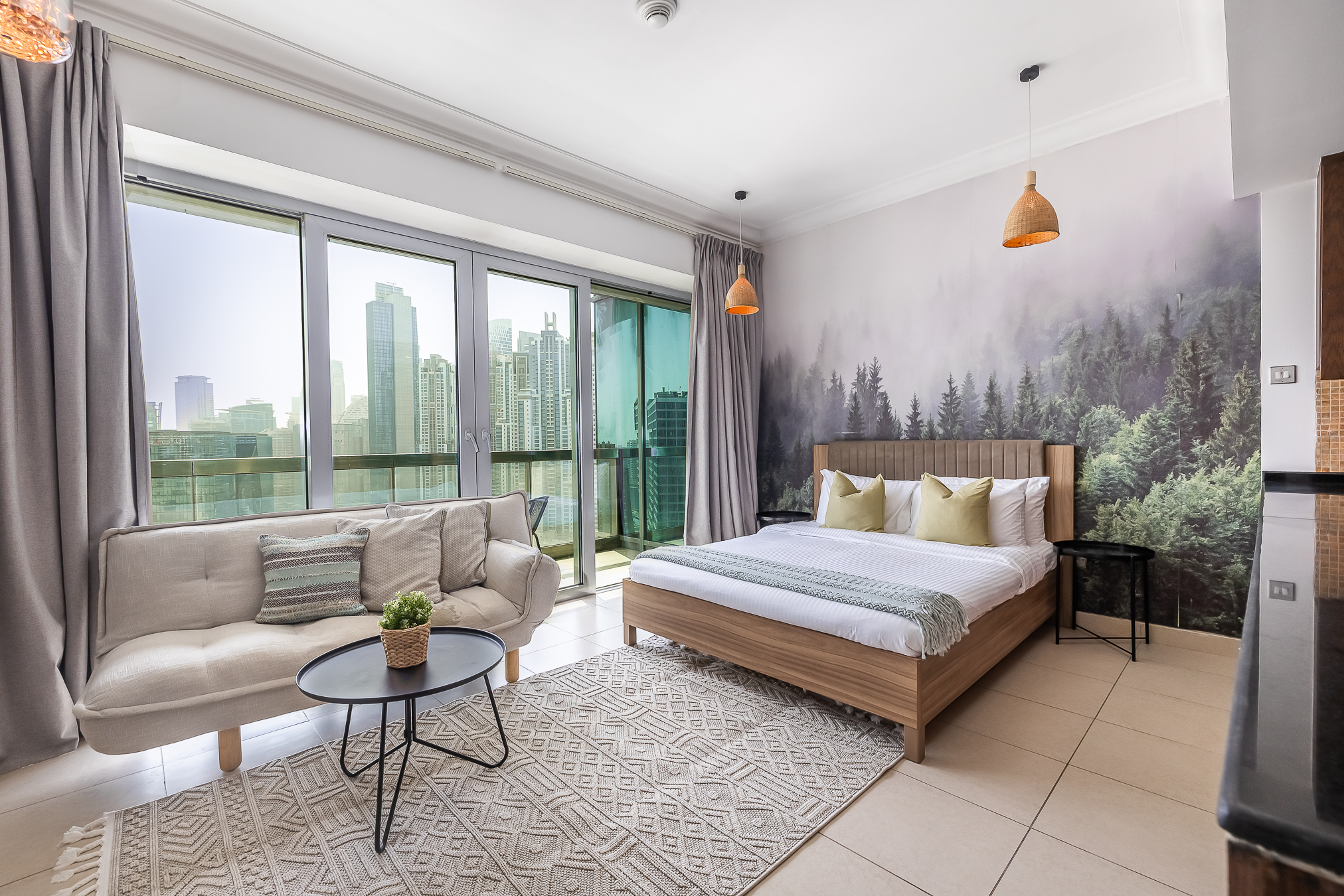 Studio Next to Burj Khalifa / Large Balcony With City View