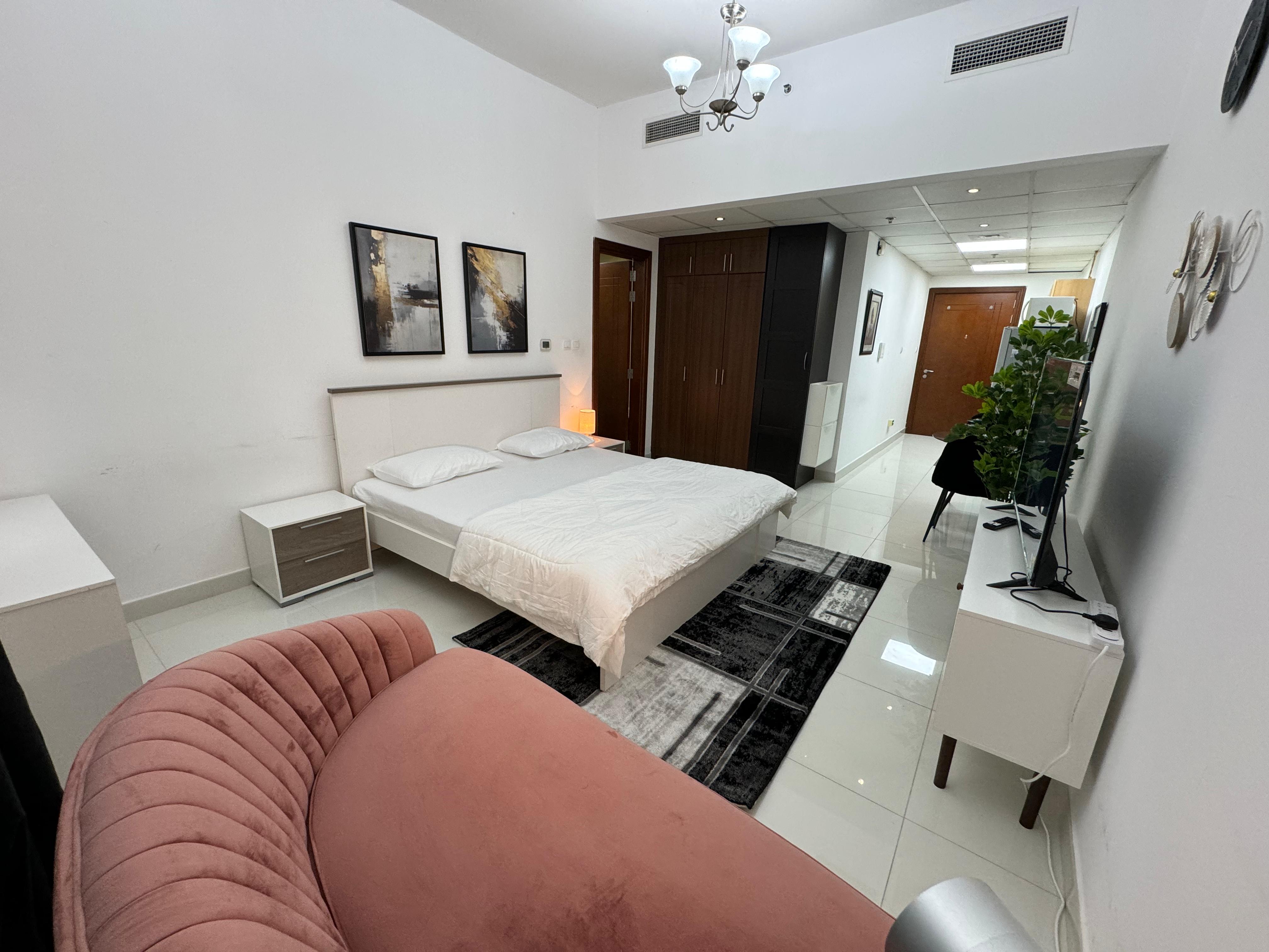 Brand New Furnished Studio || Modern Designing || Amazing Amenities || Pay Monthly Rent