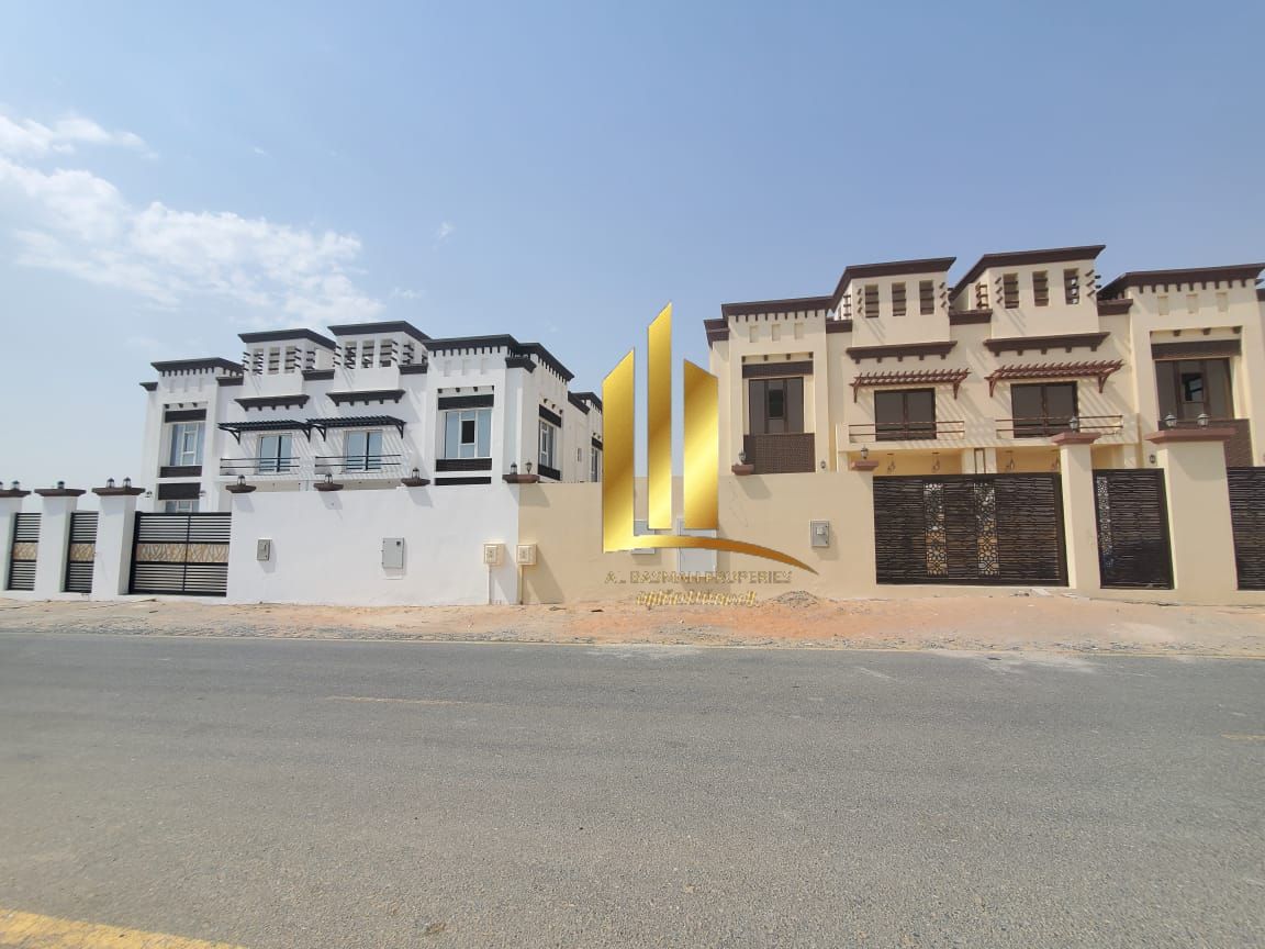 For rent and sale two villas adjacent to the area of Al-Ruqaiba suburb of Al-Suyoh With an area of 11,000 thousand feet