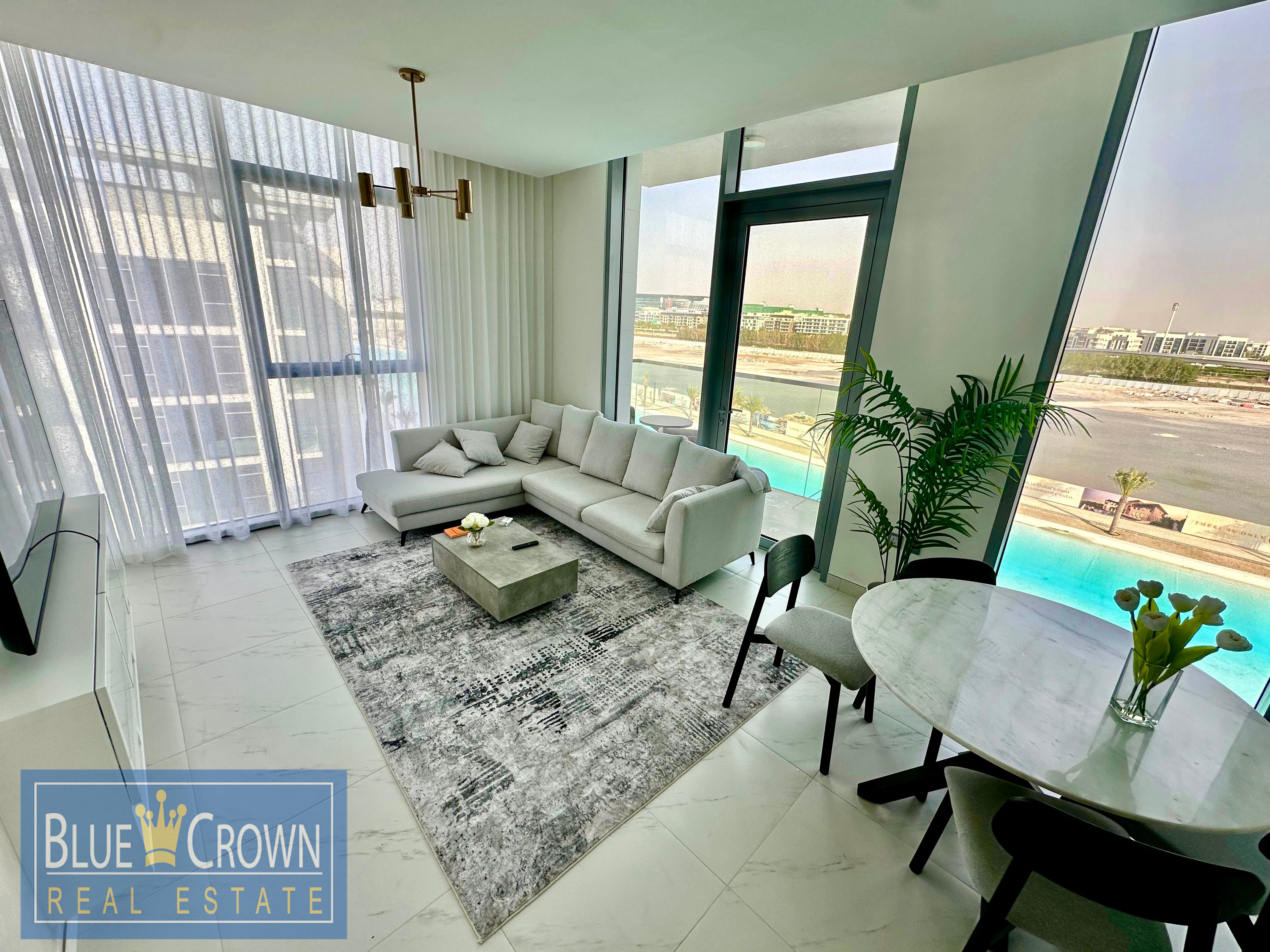 CORNER FULLY FURNISHED FULL LAGOON VIEW 1 BEDROOM