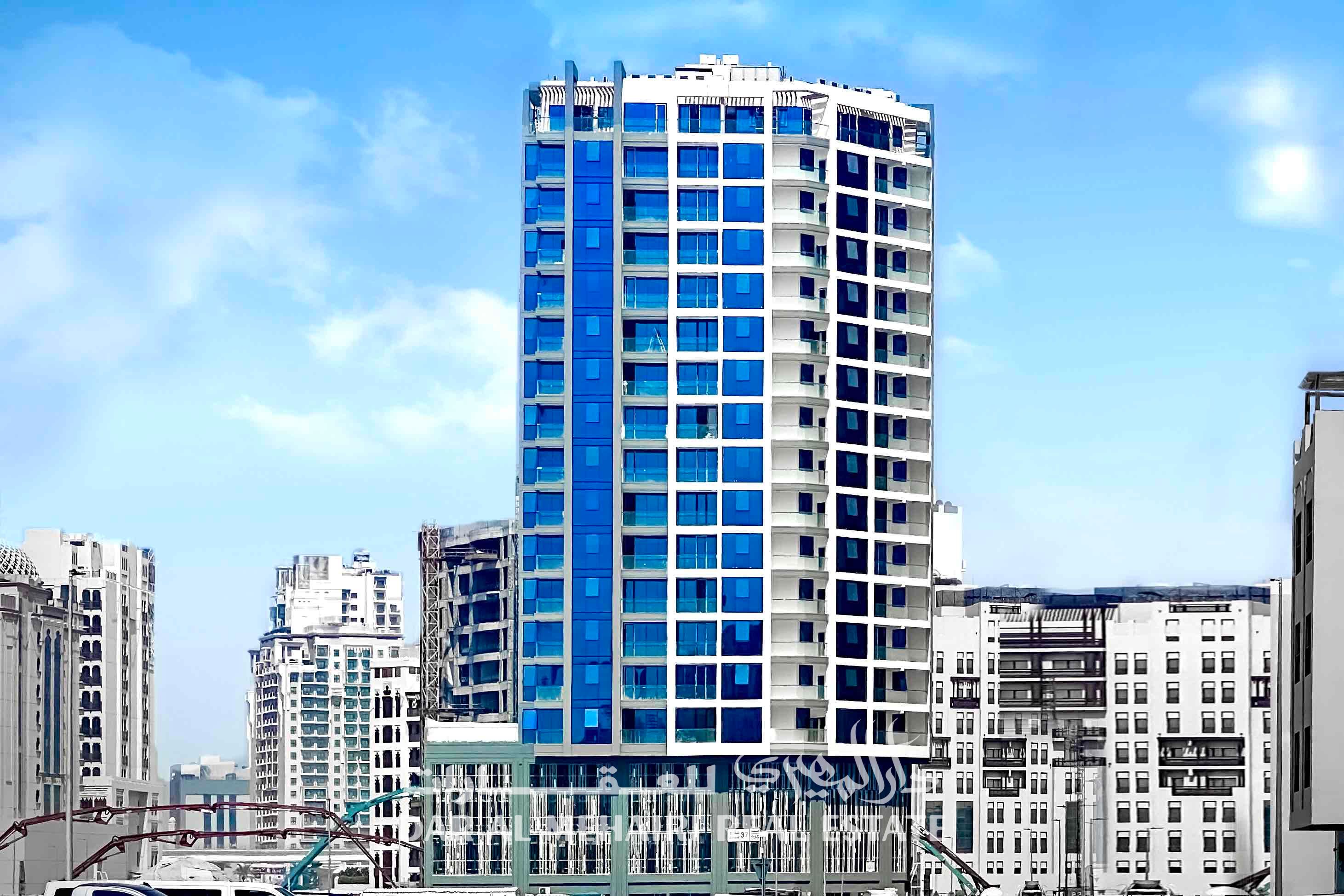 2 B/R FLAT NEAR AL JADDAF METRO POOL/GYM/GARDEN