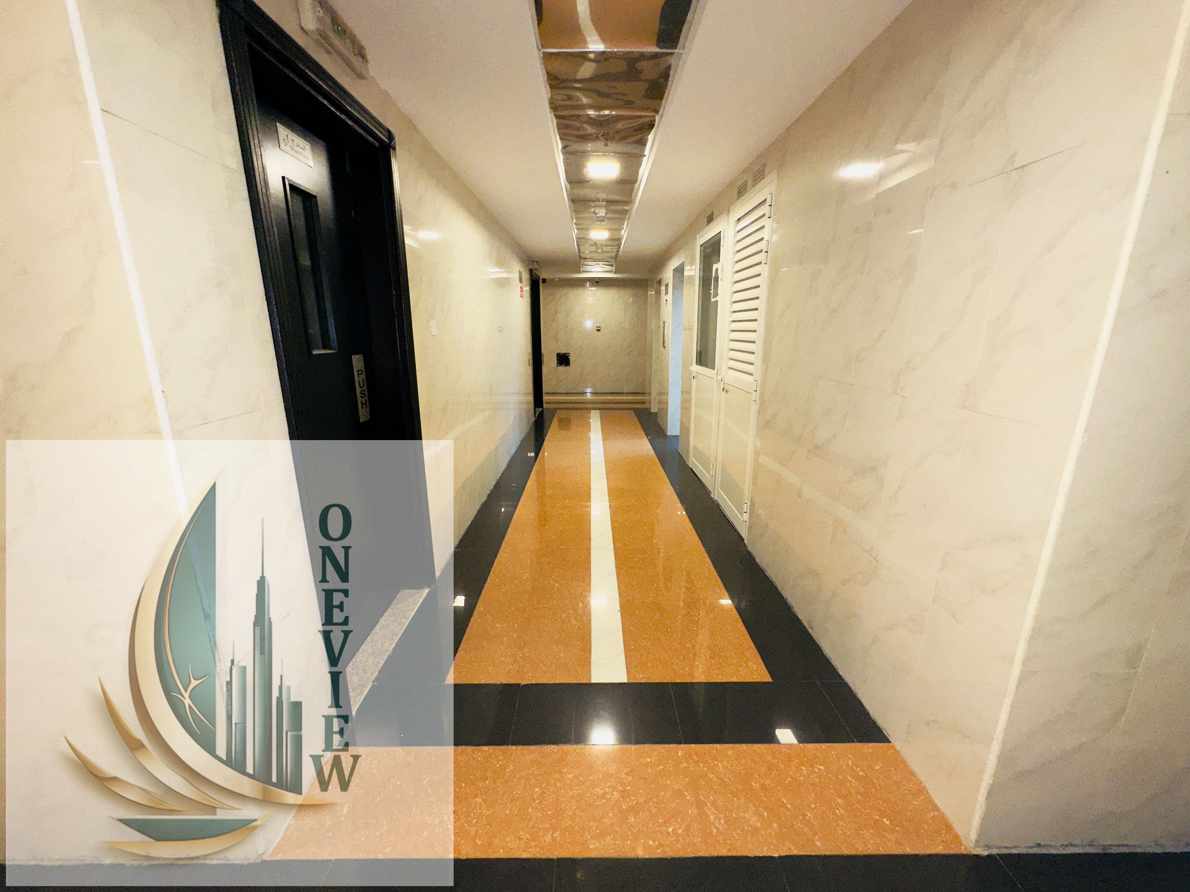 BRAND NEW BUILDING NO DEPOSIT SPACIOUS FLAT 2 BHK RENT 38kWITH BALCONY NEARBY KING FAISAL STREET