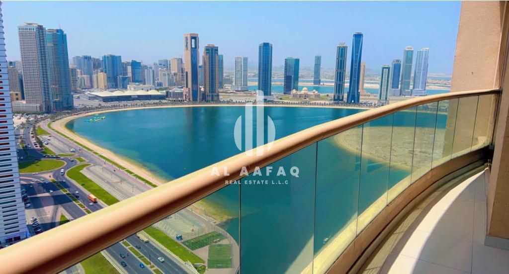New Tower 2BHK | AC Chiller Free | Full Corniche View | Parking Free | Balcony | Wardrobes