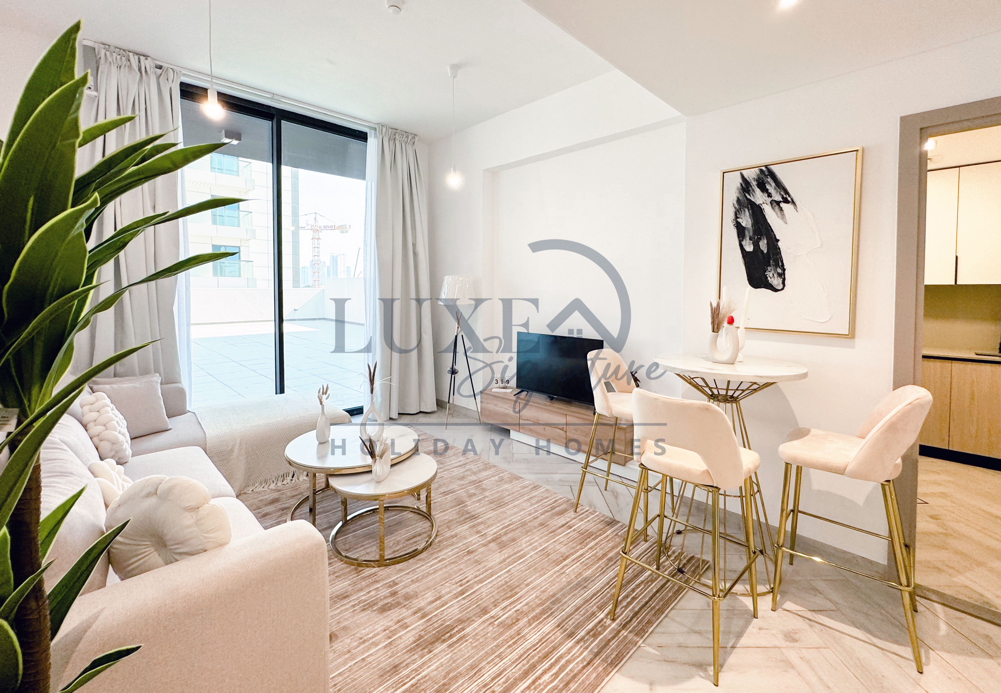 LARGE BALCONY || BRAND NEW BUILDING || FULLY FURNISHED 1BHK