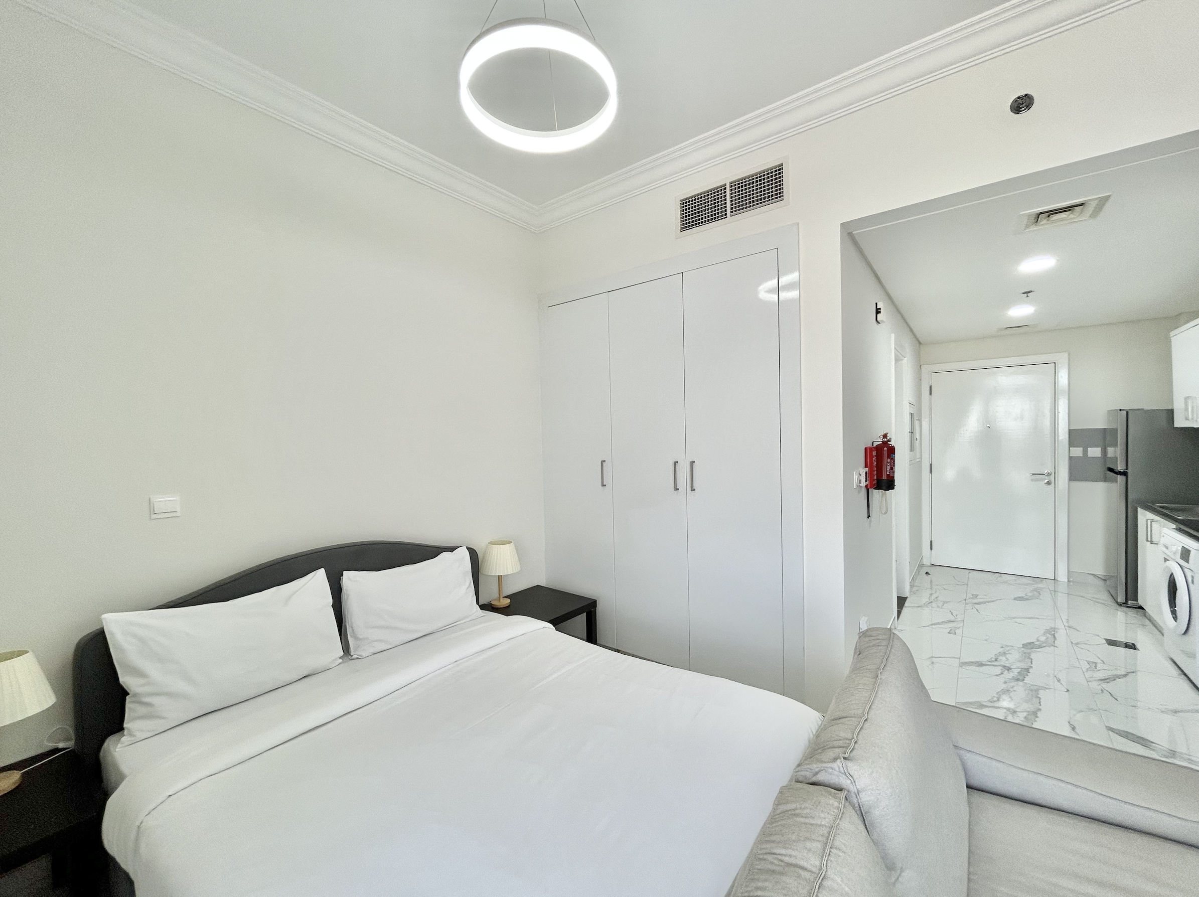 NEW! Spacious Studio with balcony in AL Majan ALL BILLS Inc. + FREE Parking & Wifi