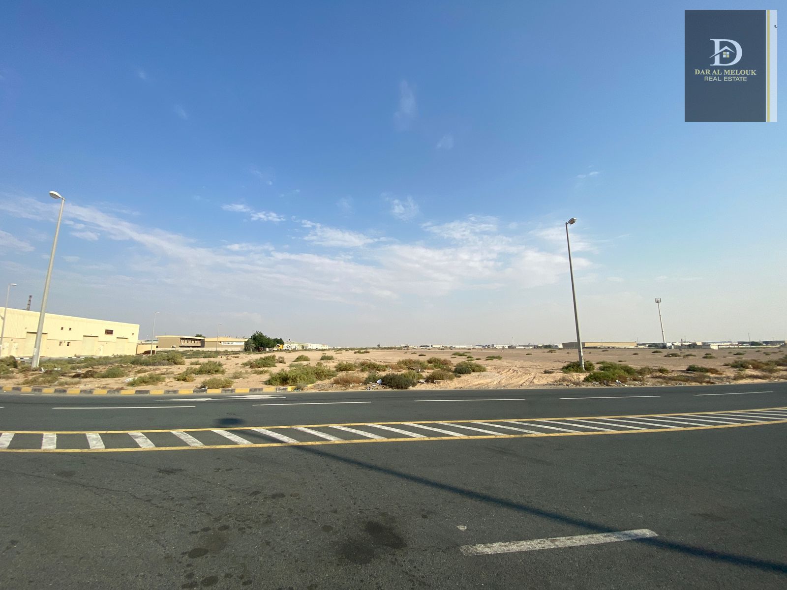 For sale in Sharjah Al Sajaa Industrial Area Industrial plot of land with an area of 114,000 feet Very distinguished location, corner on two stre