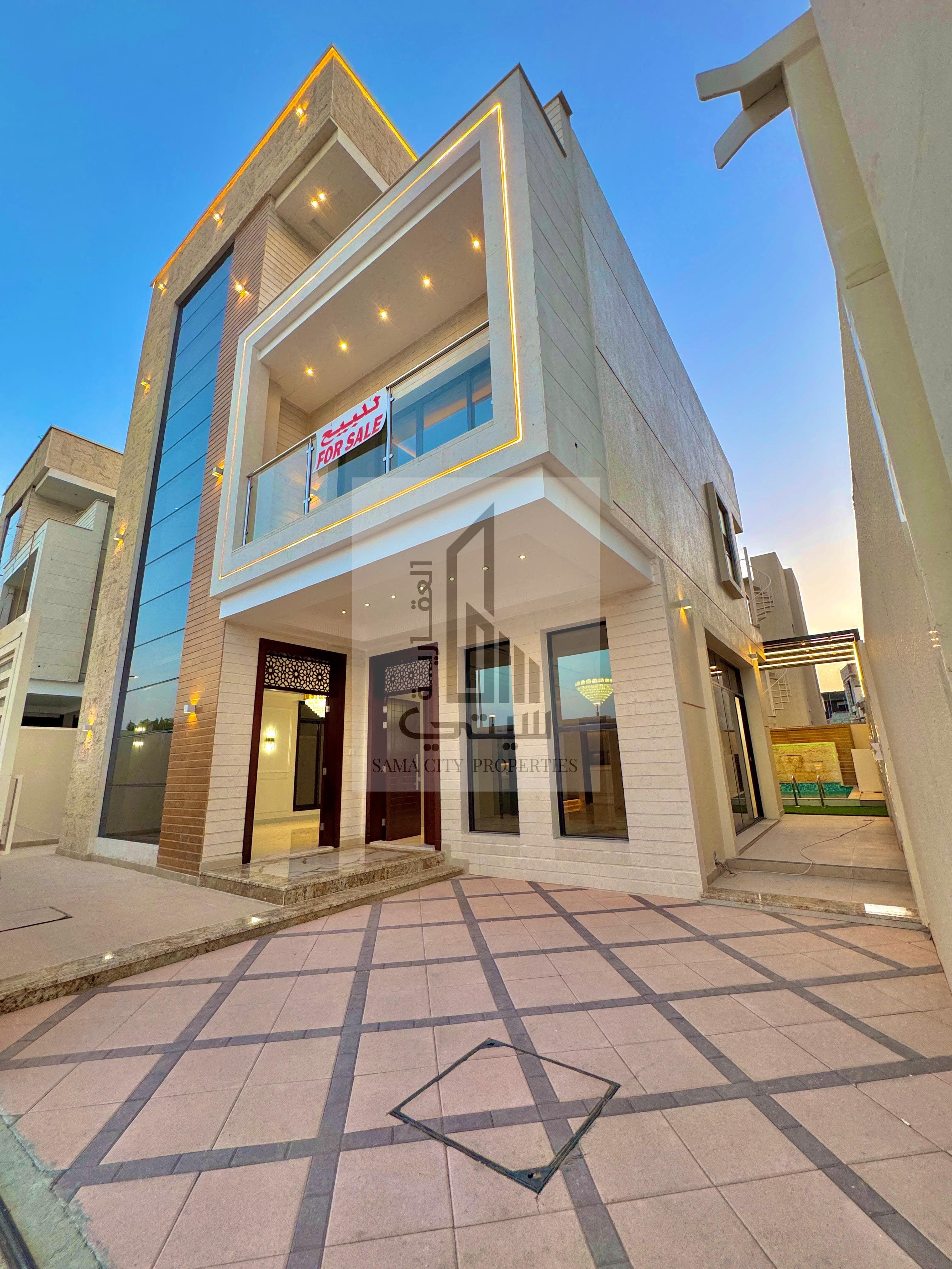 New villa for sale with swimming pool in AL Hlew2