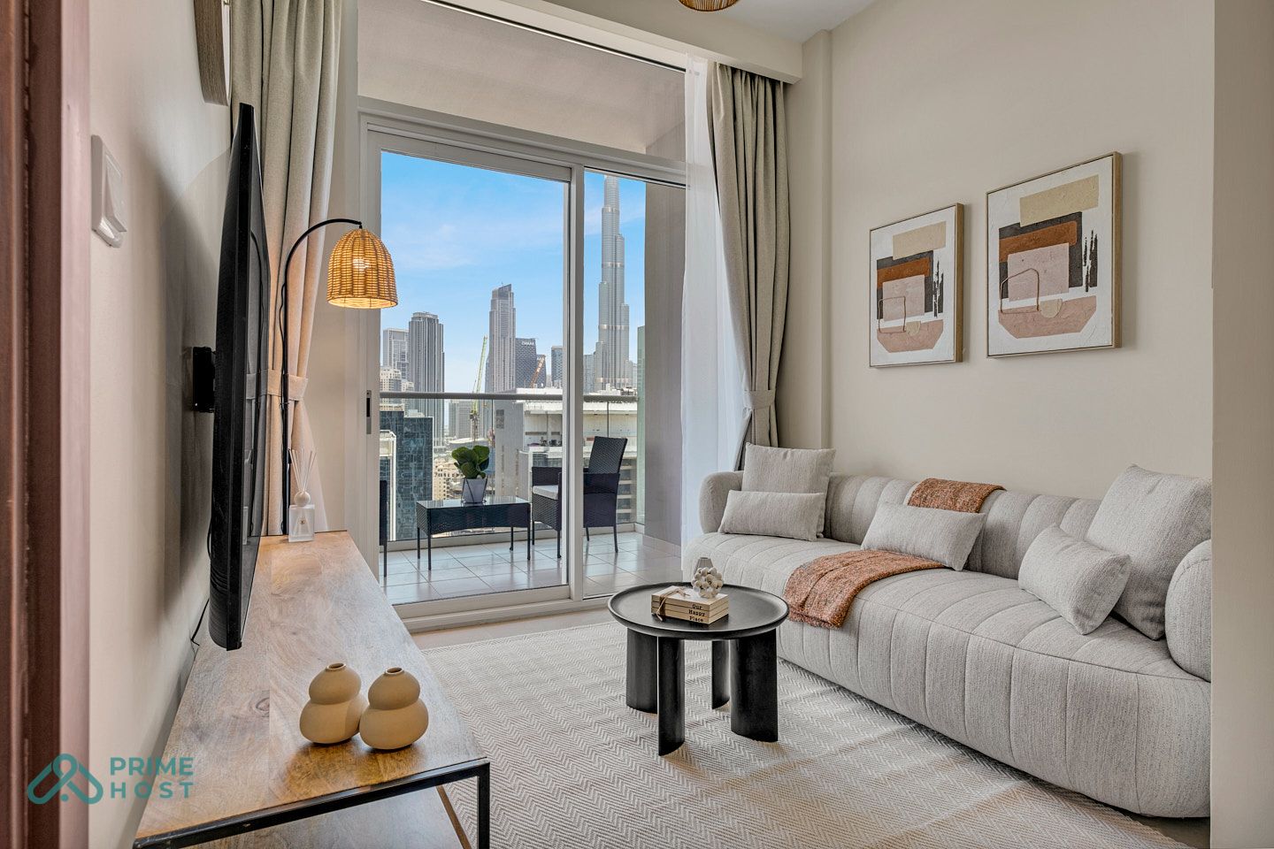 Chic 1BR || Full Burj View || All Bills Included