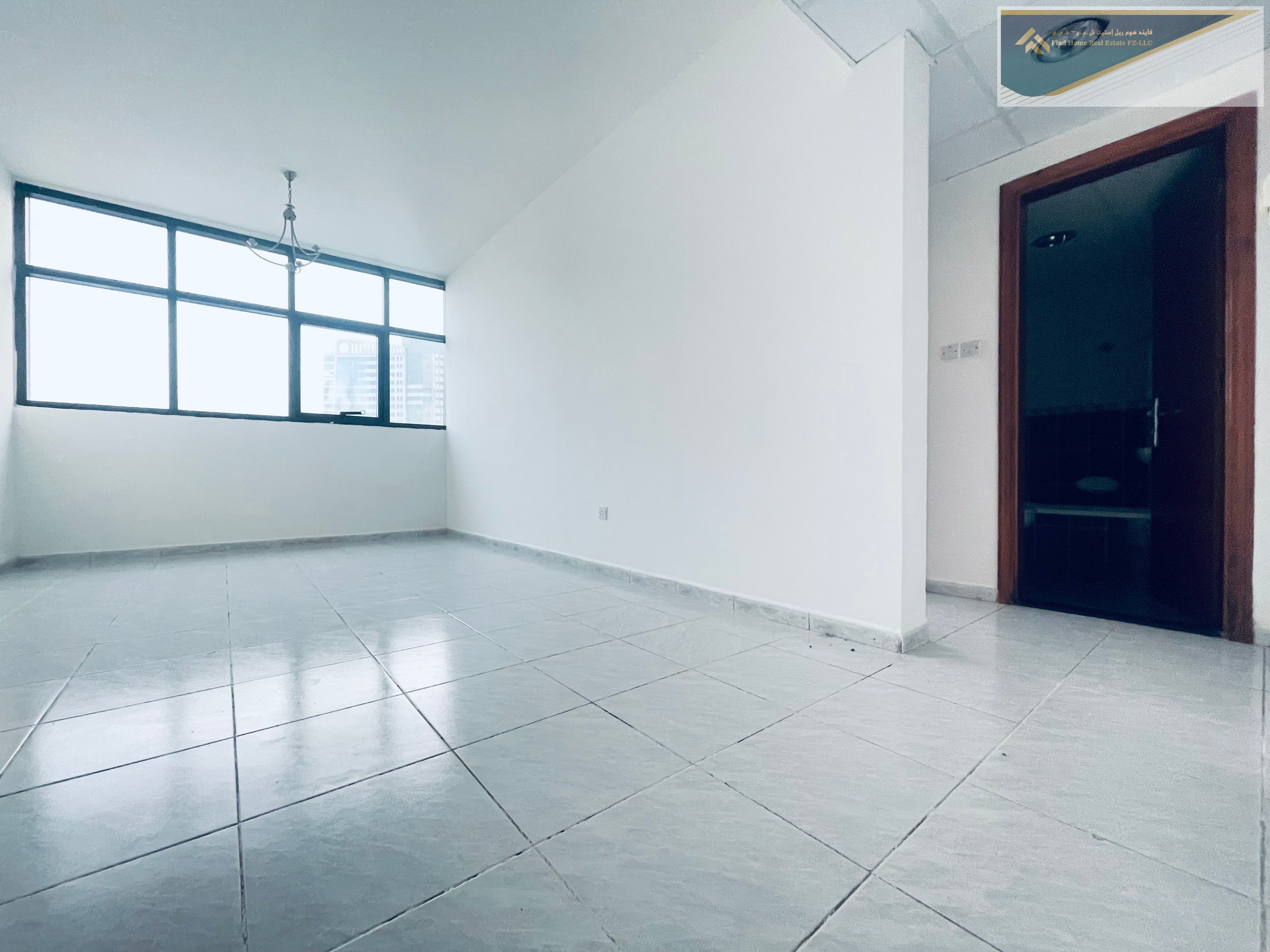 BIGGEST OFFER!! CHILLR FREE AC !! LIKE A BRAND NEW BUILDING 1 BHK APARTMENT JUST 33K IN ABU SHAGARA