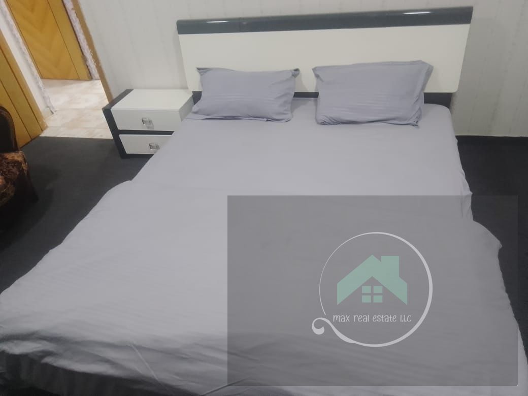 Furnished room and lounge, monthly, including everything, Ajman, Al Nuaimiya, King Faisal Street, 2800 monthly.