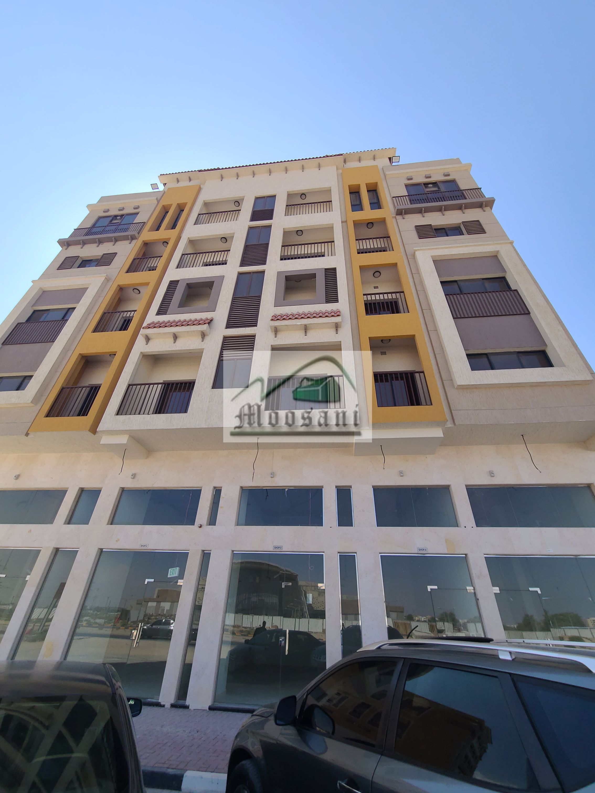 Spacious brand new building 2 B/R hall with 3 Washrooms located near to all Big Schools and Universities of Ajman with Easy access to Dxb