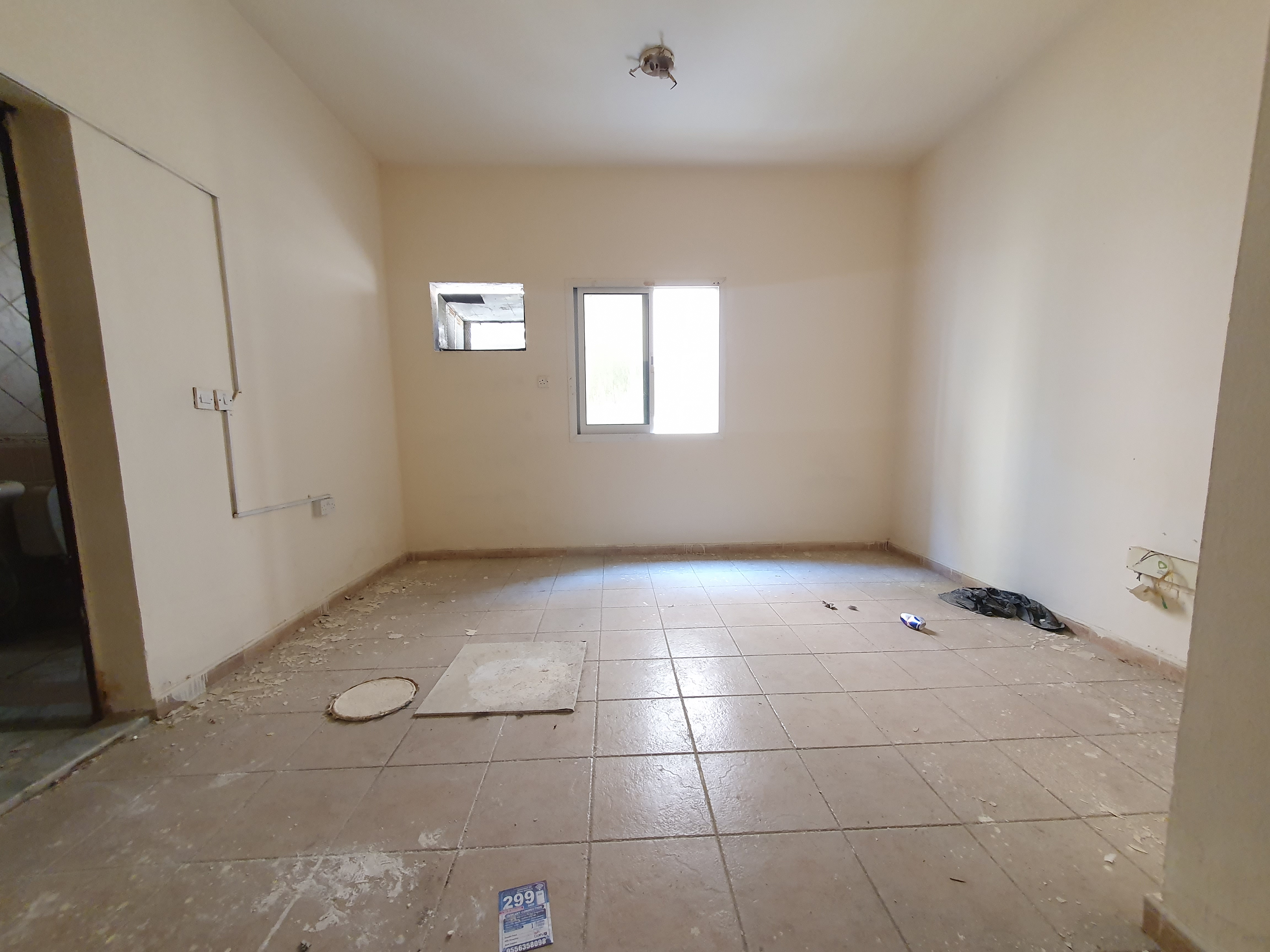 NO DEPOSIT CASH STUDIO WITH SEPARATE KITCHEN ON ROAD BUILDING IN MUWAILEH
