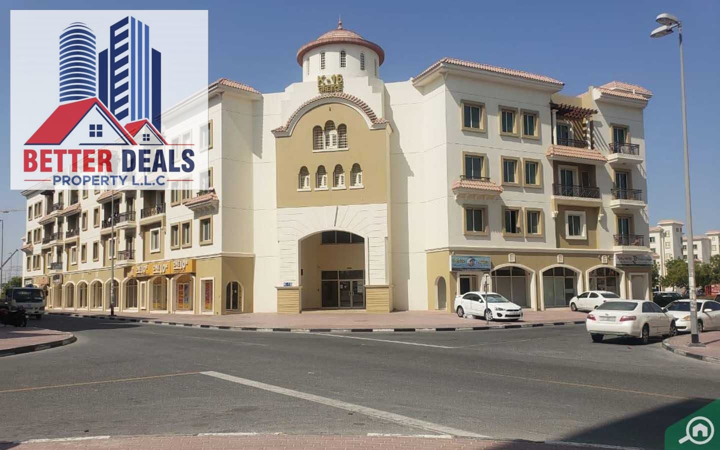 Ready and rented shop for sale Greece cluster international city Dubai