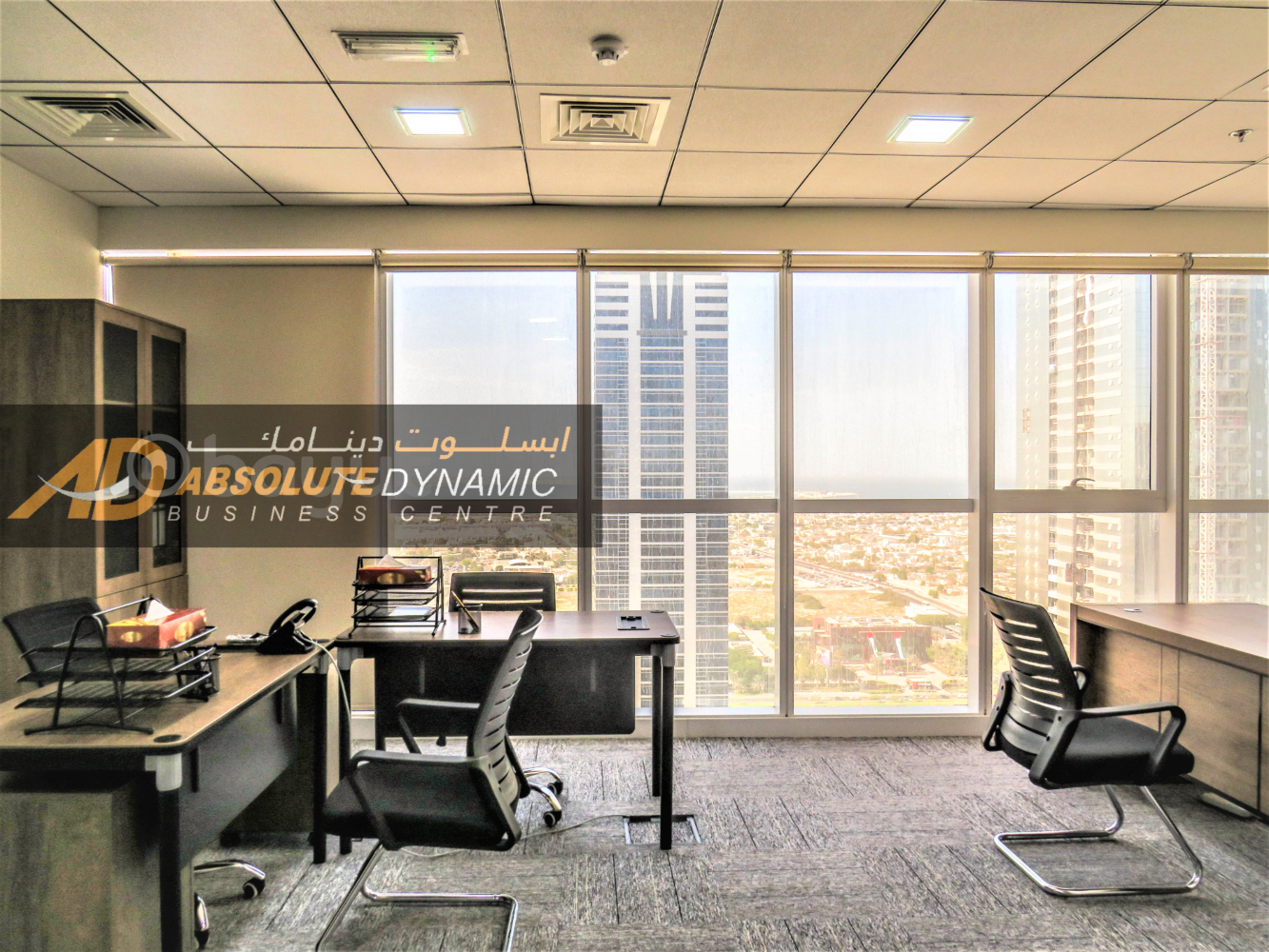 Furnished Office Near Metro in Business Bay - No Commission - All Utilities included - Ejari