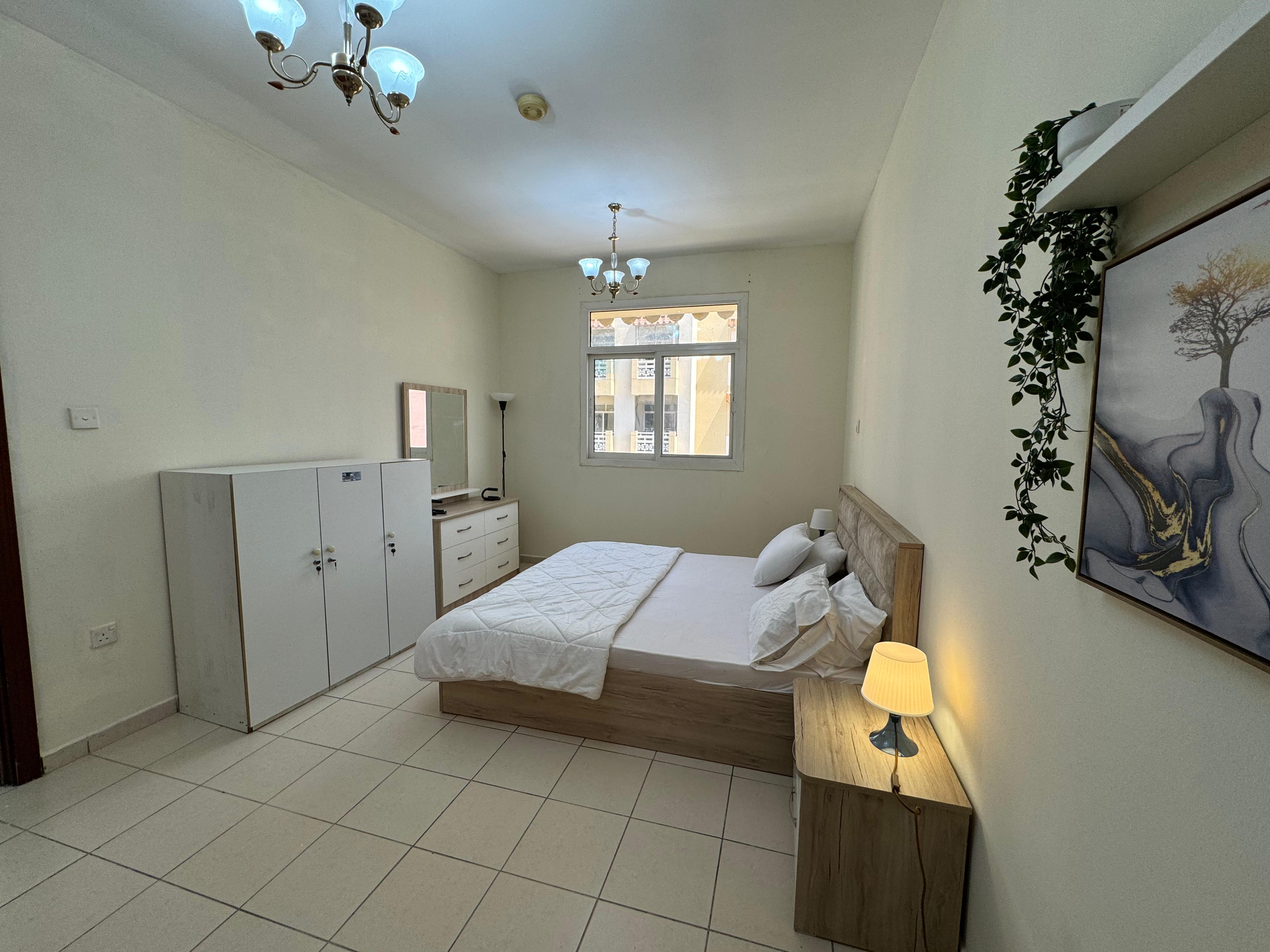 Brand New Furnished 1 Bedroom || Specious and Elegant Design || Near Dragon Mart || Pay Monthly Rent