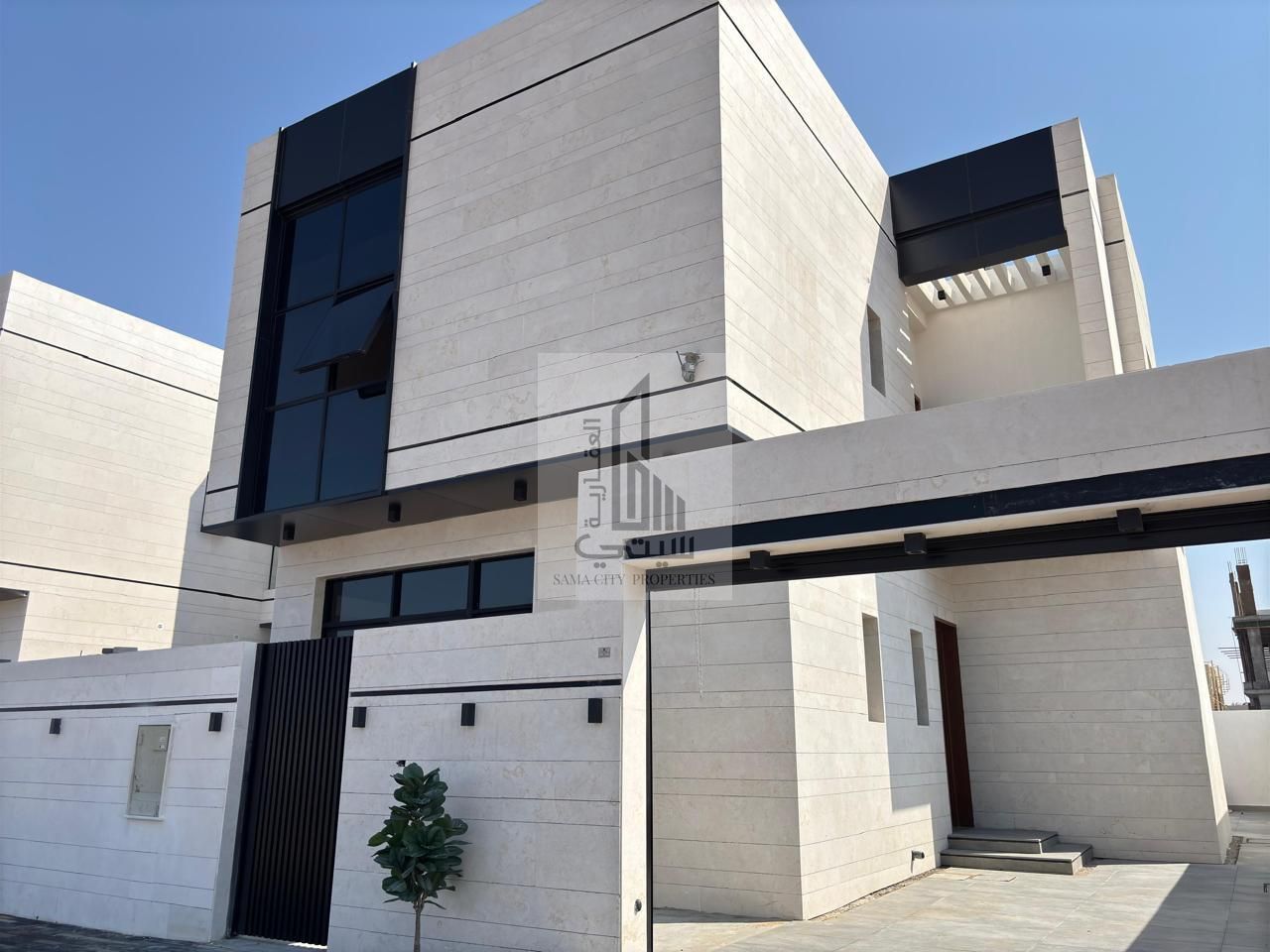 new brand villa in AL Bahia including regstration fees