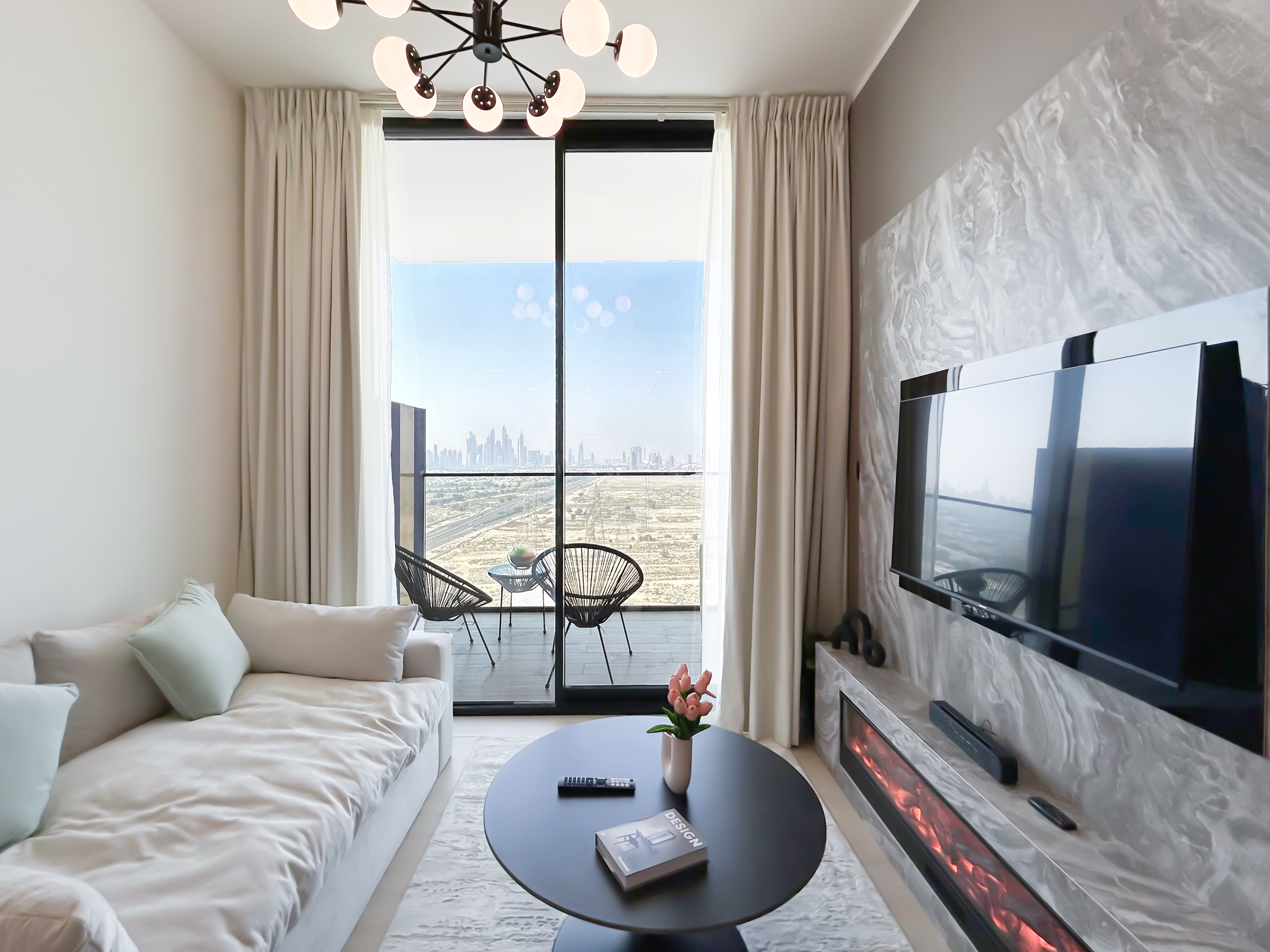 Stylish 1BR in Binghatti Corner, JVC | ALL BILLS Inc. + FREE Parking & Wifi