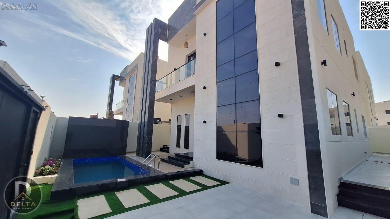 Including registration and ownership fees, with a swimming pool and without down payment, a luxurious villa, super deluxe personal finishing, stone fa