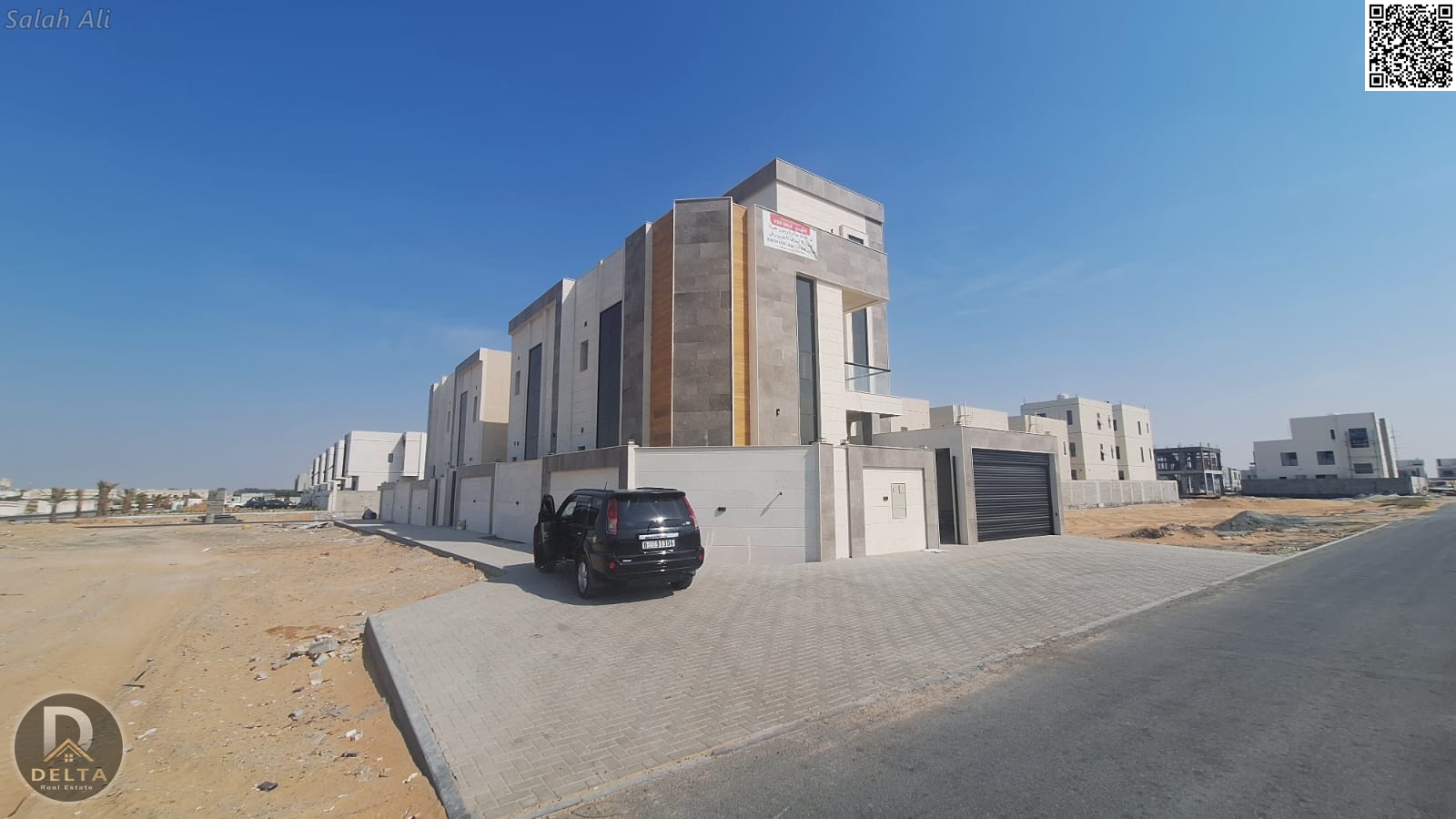 Including registration and ownership fees and without down payment, a luxurious villa with a 15-meter setback, super deluxe finishing, stone facade, f