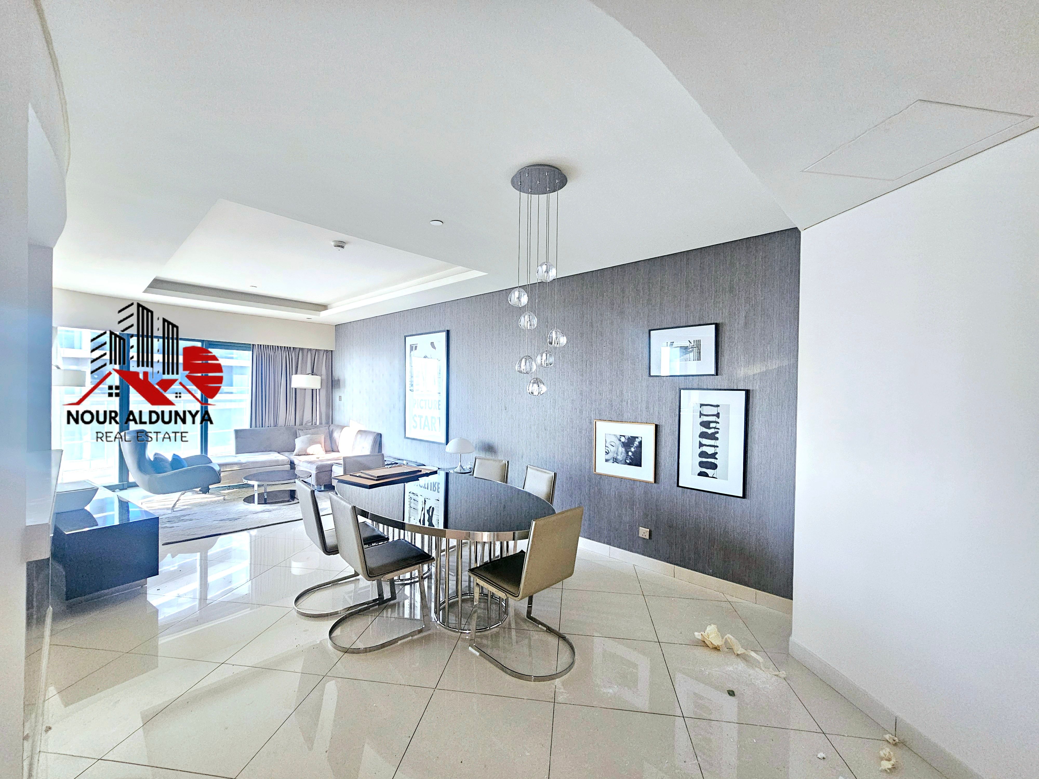 FULLY FURNISHED - BURJ KHALIFA VIEW - SPACIOUS 3BHK + MAID ROOM + MASTER BEDROOM + GYM SWIMMING POOL + CAR PARKING + AVAILABLE FOR FAMILY