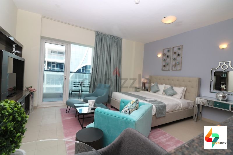 Min Stay 5 nights is required! Studio At Sport City With Fully Furnished- Cricket Tower