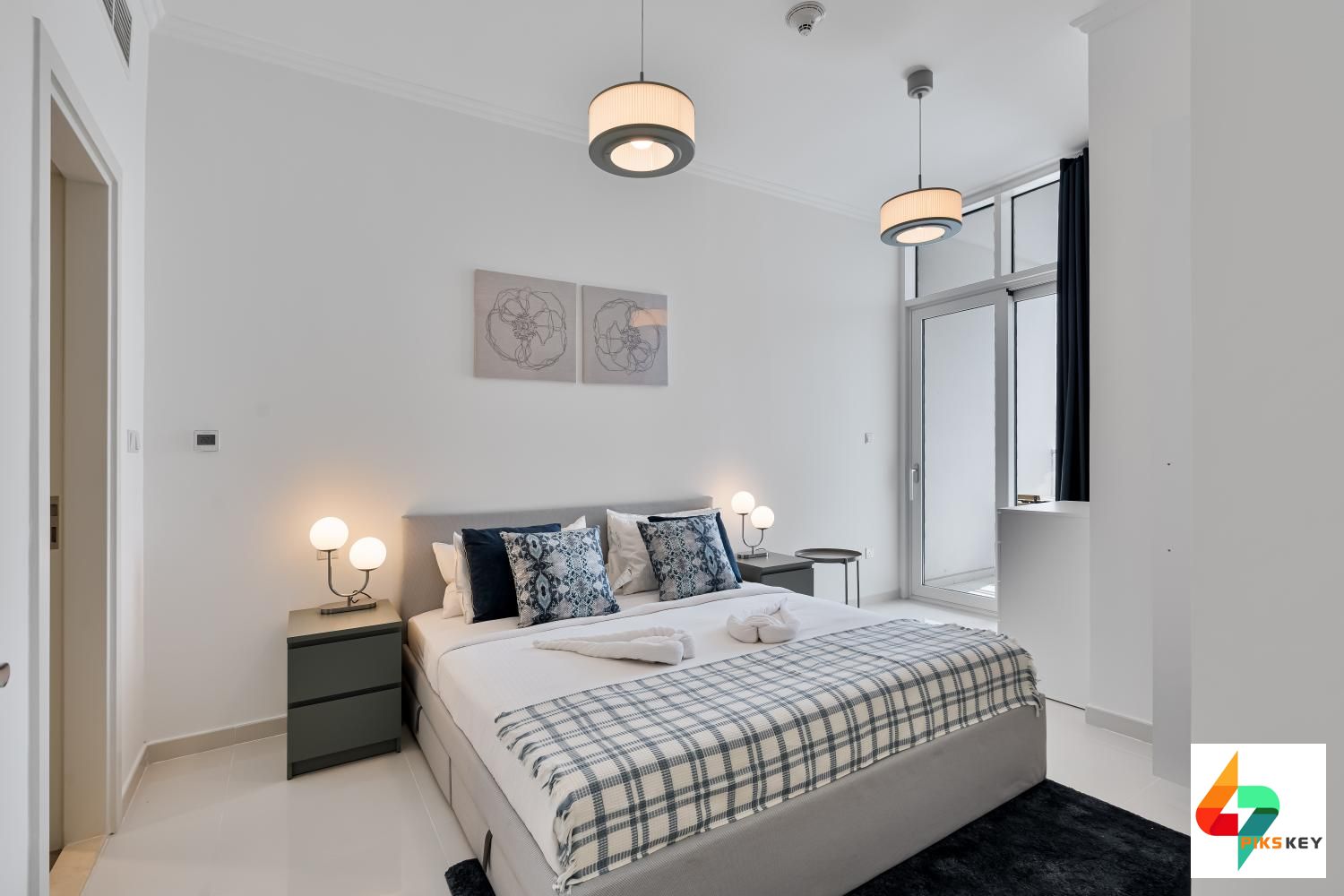 Min Stay 5 nights is required! Superb 1BHK Fully Furnished Apartment in Carson A, Damac Hills
