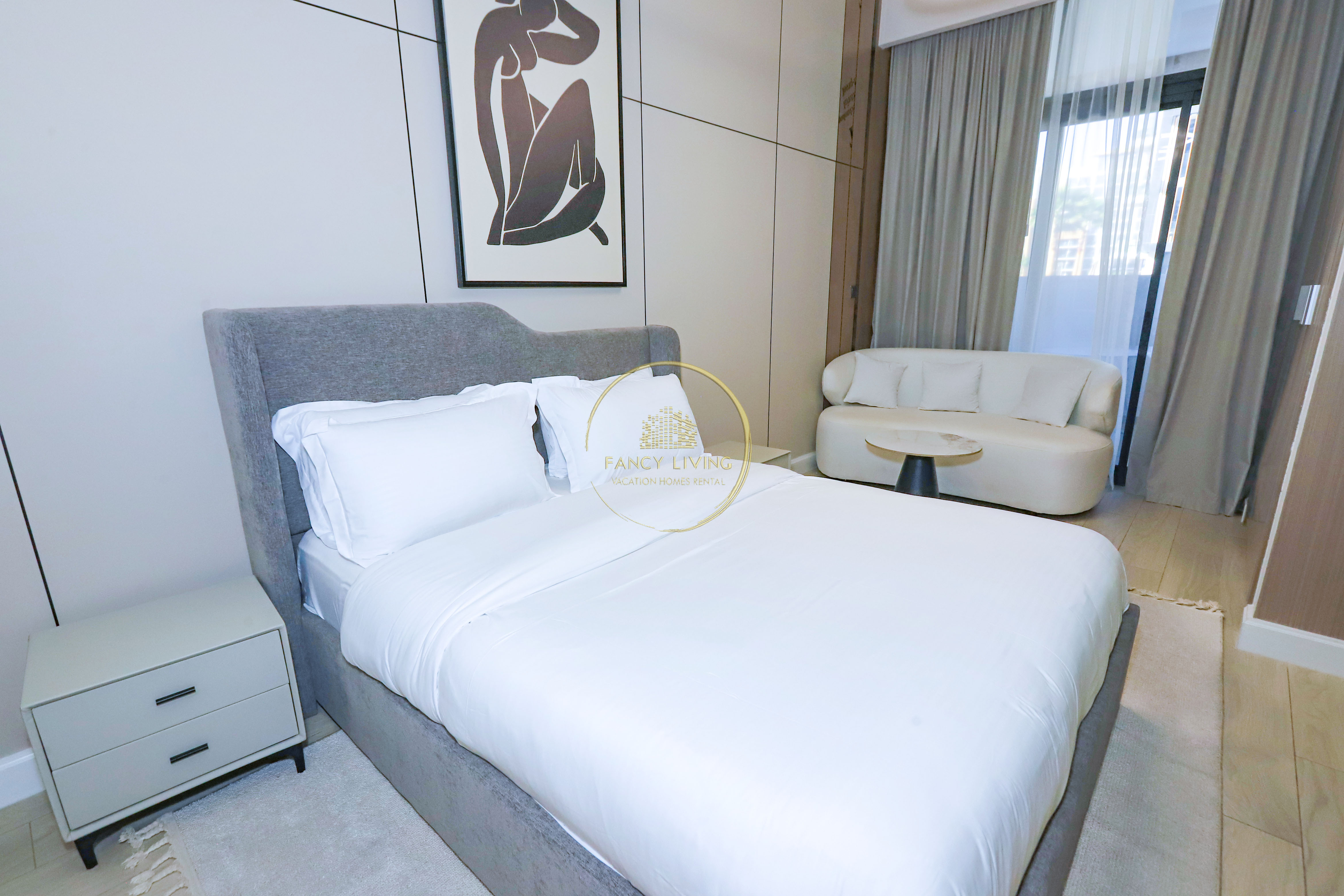 Fully Furnished studio in azizi riviera