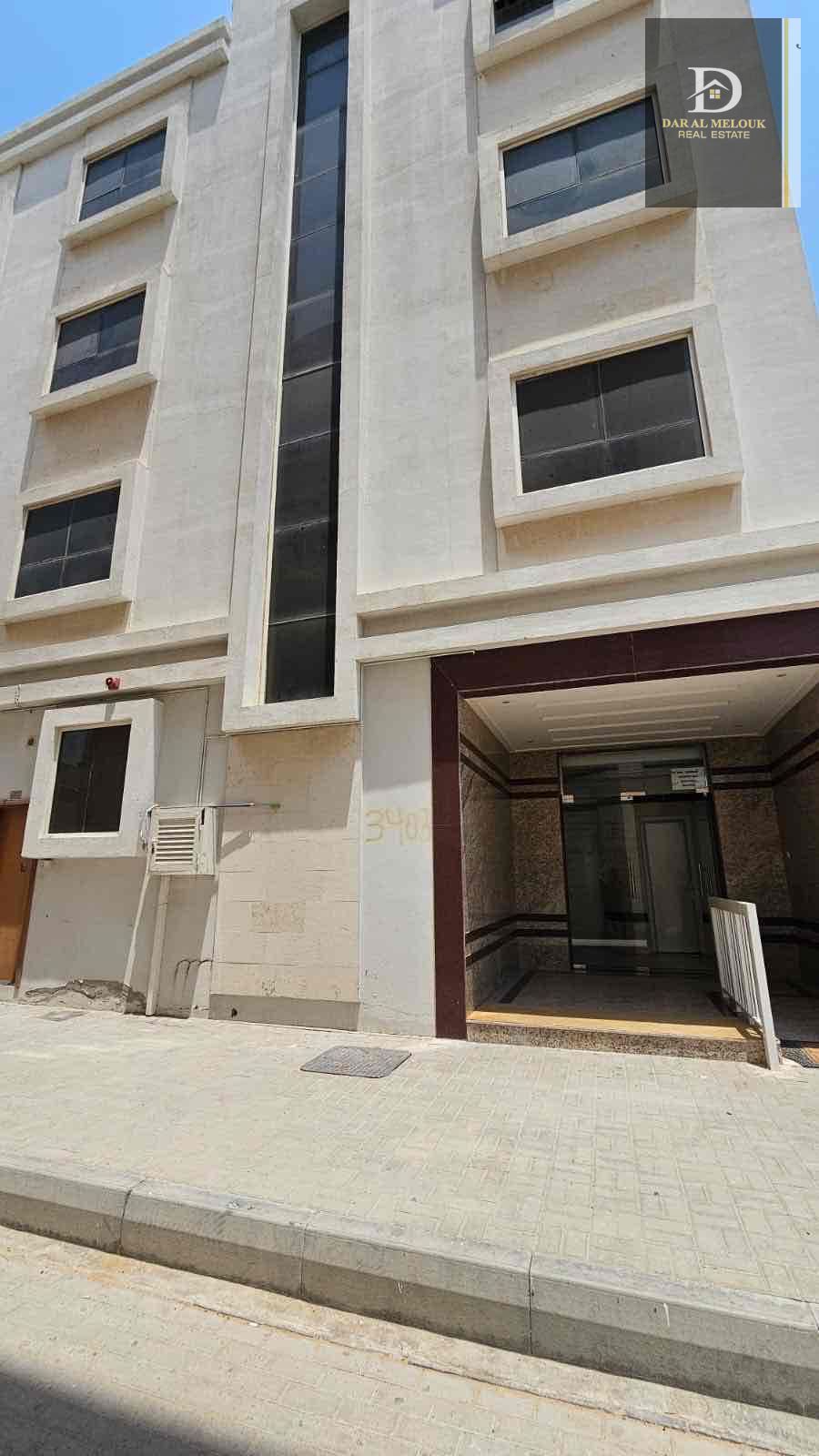 For sale in Sharjah, Muwailih area, a residential investment building, area 3000 feet, ground floor and three floors, consisting of 25 studios,