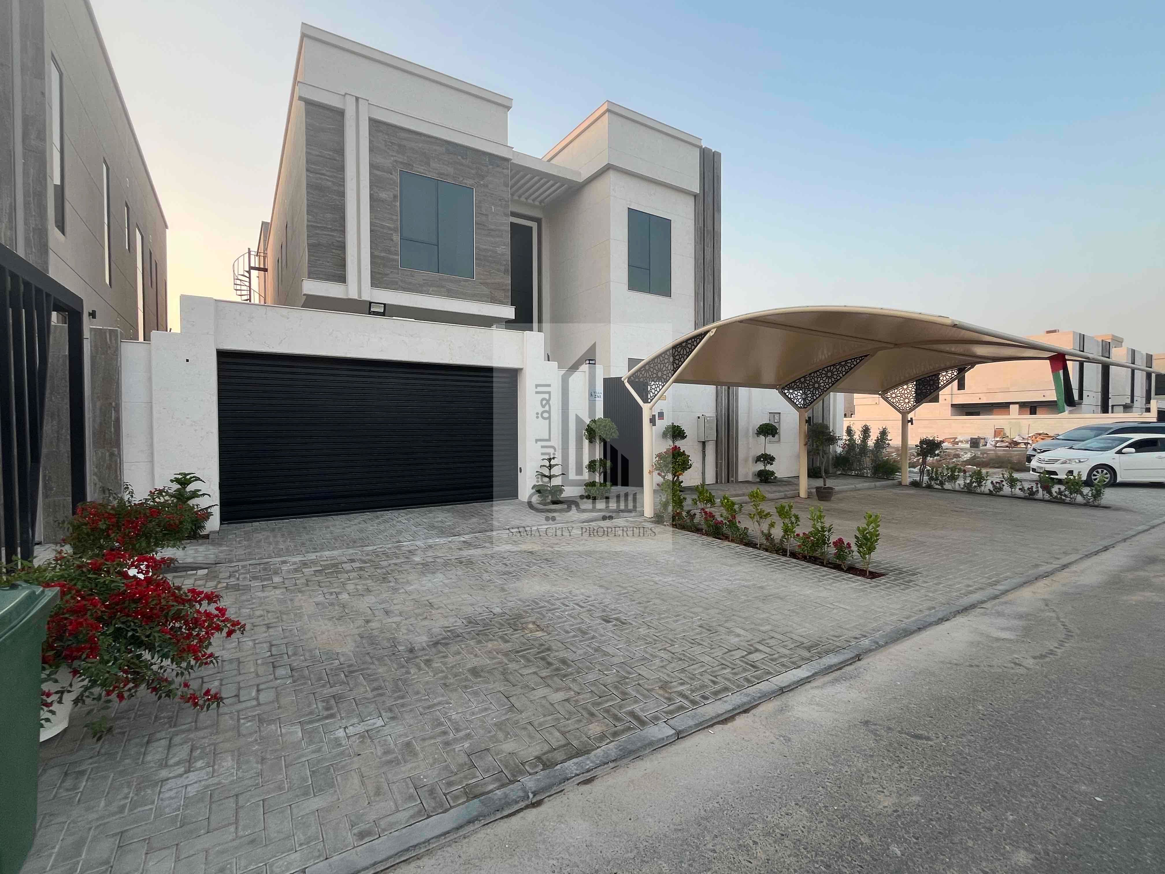 new brand modern villa for sale ready to move on mohamed ben zayed road