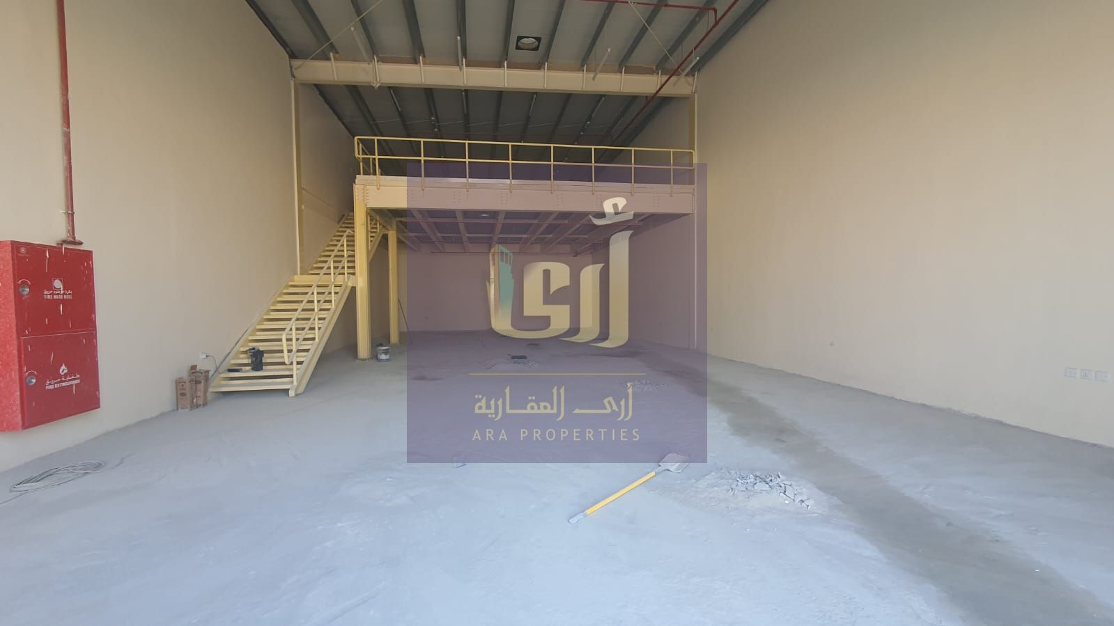 Best offer werehouse for Rent in Al sajaa in good location with 28kw Electricity