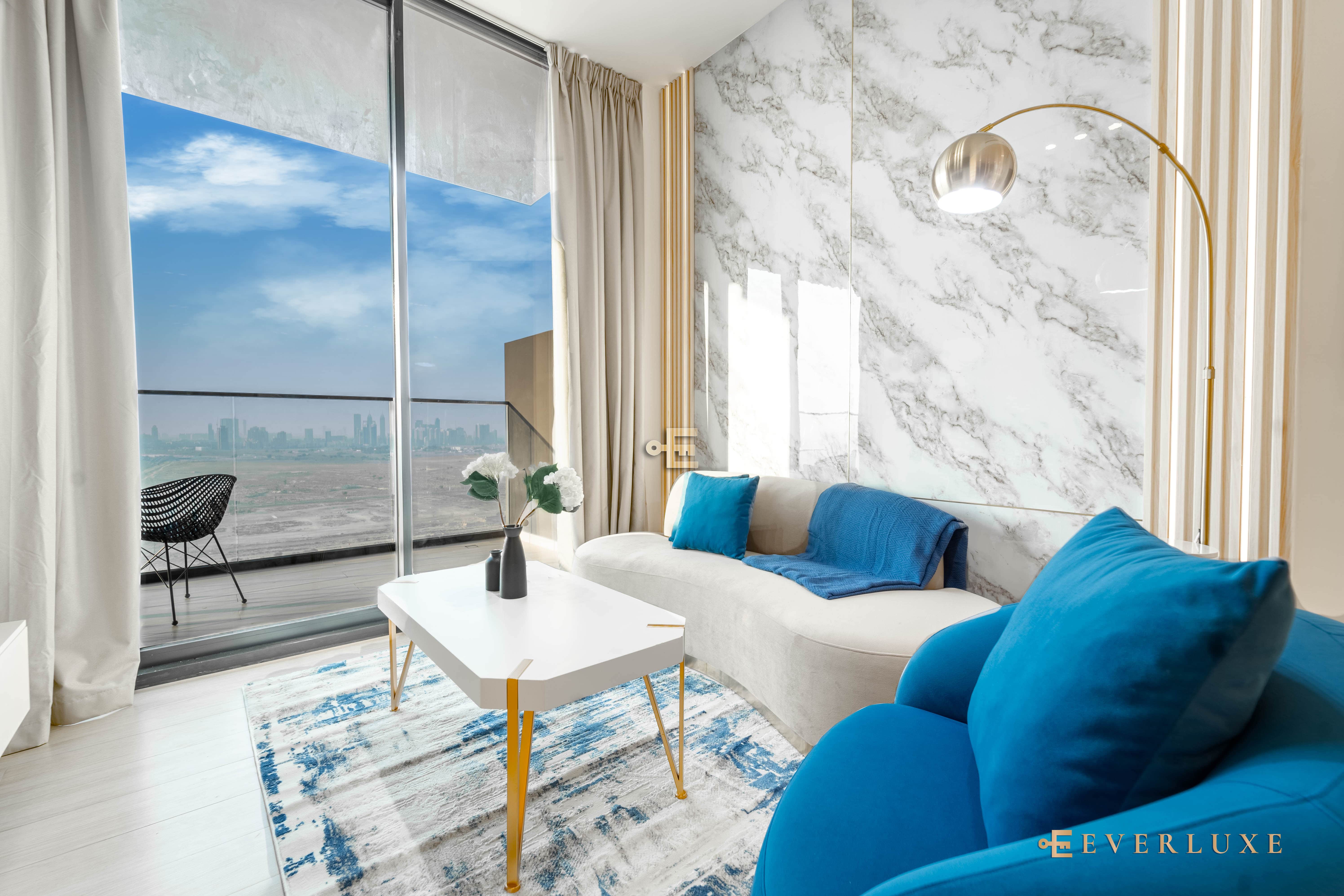Weekly - Everluxe | Fresh & Fabulous 1-Bedroom Flat in JVC | Fully Furnished Apartment