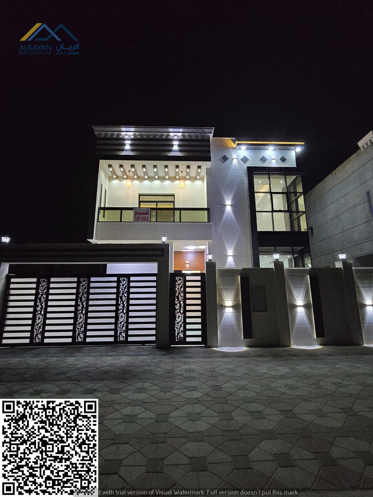 ** For sale - Luxury villa ready to move in in Al Helio area, freehold - Ajman **