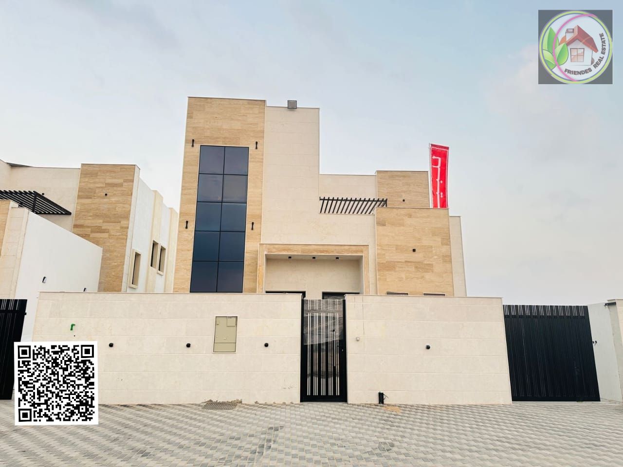 Villa for rent in Al Yasmine Roof, very high-end finishing, in an excellent location close to all services, behind Al Yasmine Park, next to a mosque,