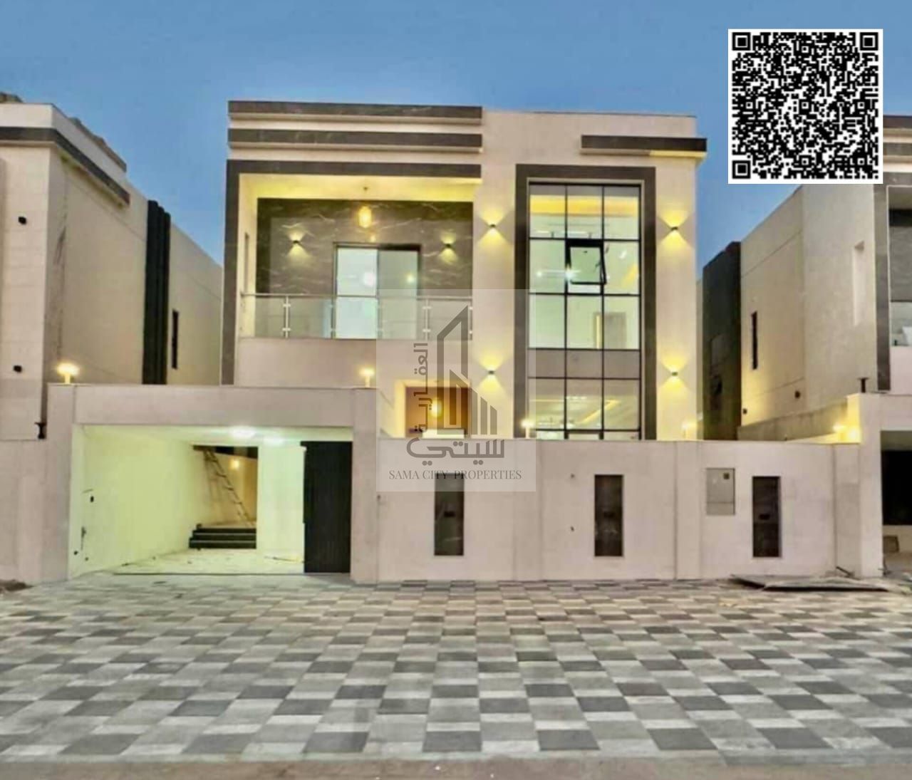 Own a villa in Ajman with 100% bank financing, large area with a large setback, freehold for all nationalities. . . .