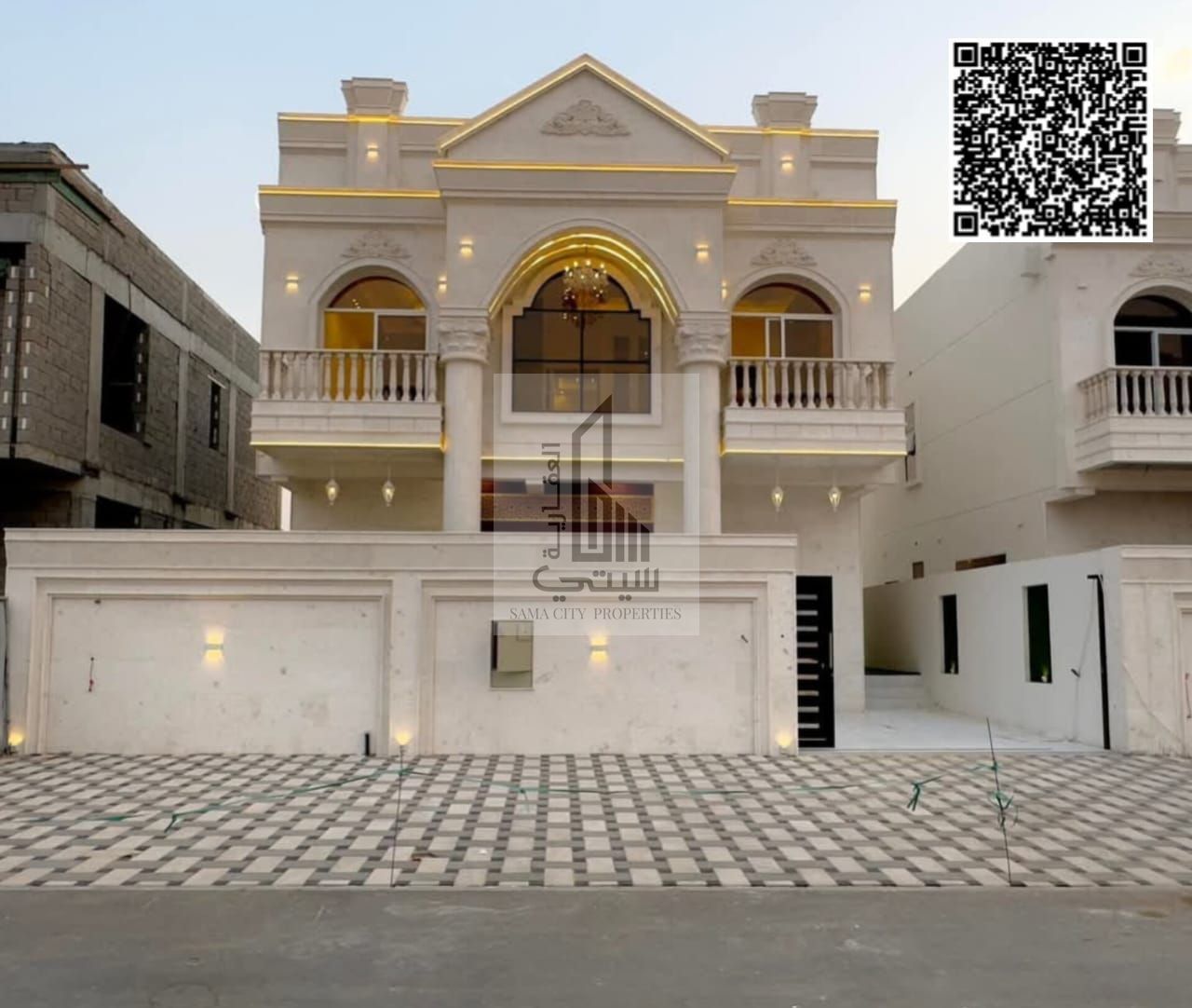 Villa for sale directly from the owner, fully stone facade, super deluxe finishing, prime location